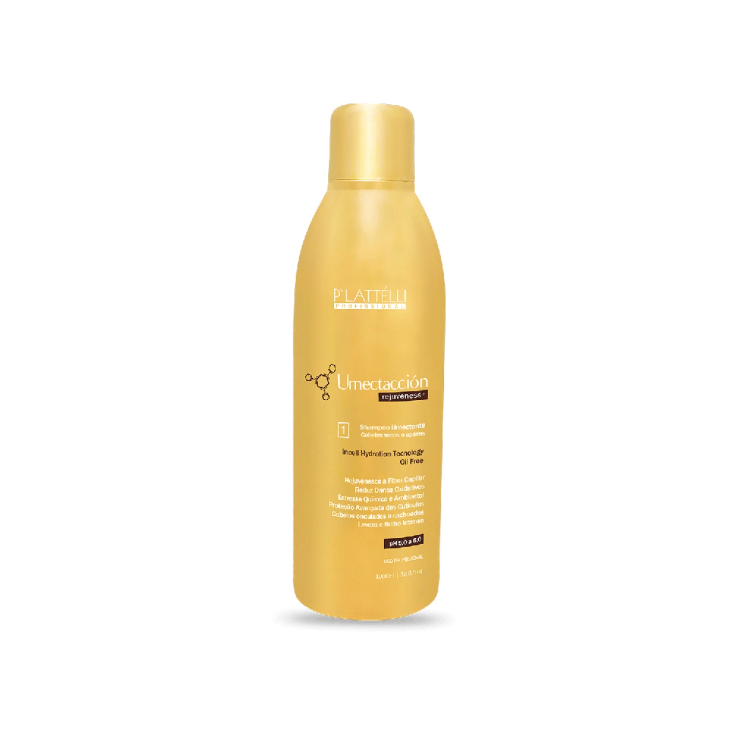 Shampoo Plattélli Umectación 1000ml