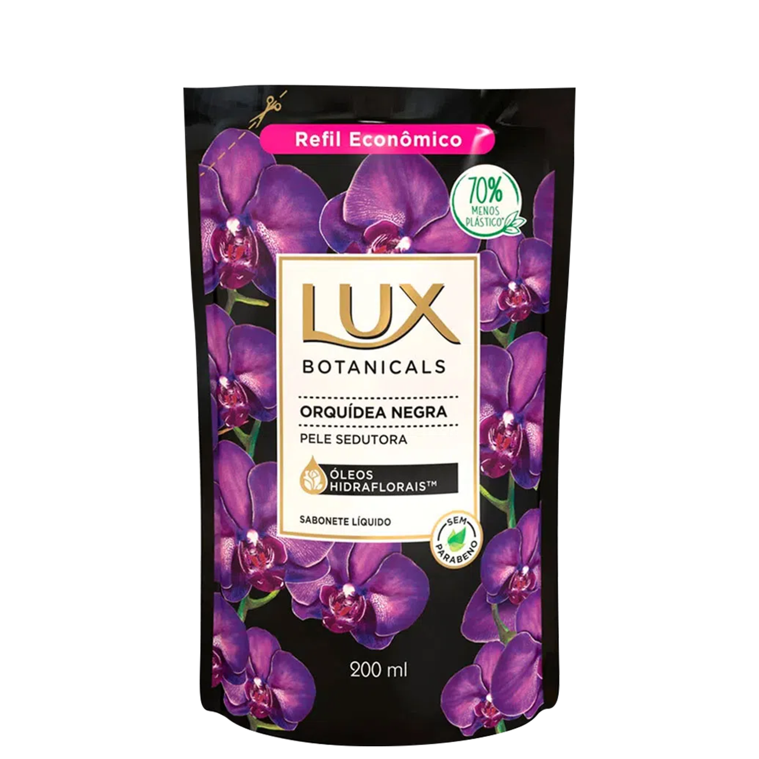 Lux Botanicals Orquídea Negra Refil - Sabonete Líquido 200ml