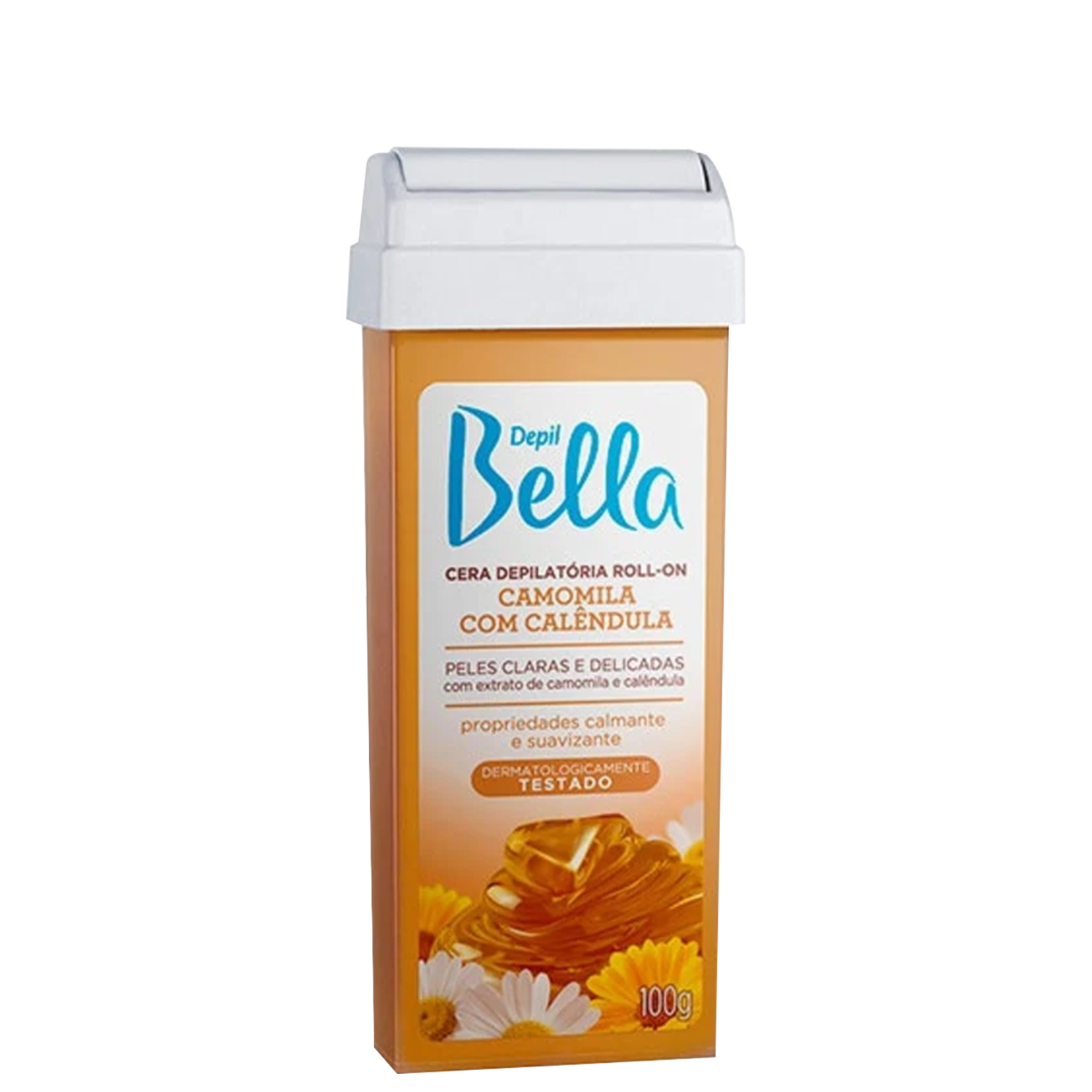 Depil Bella Camomila - Cera Depilatória Roll-On 100g