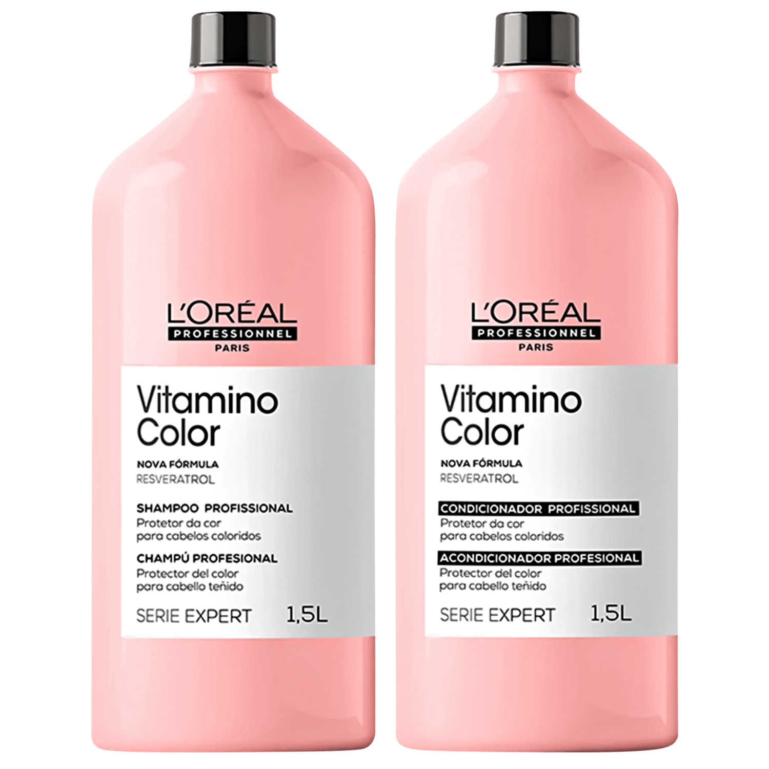 Kit L'Oréal Professionnel Serie Expert Vitamino Color Resveratrol Salon Size (2 Produtos)