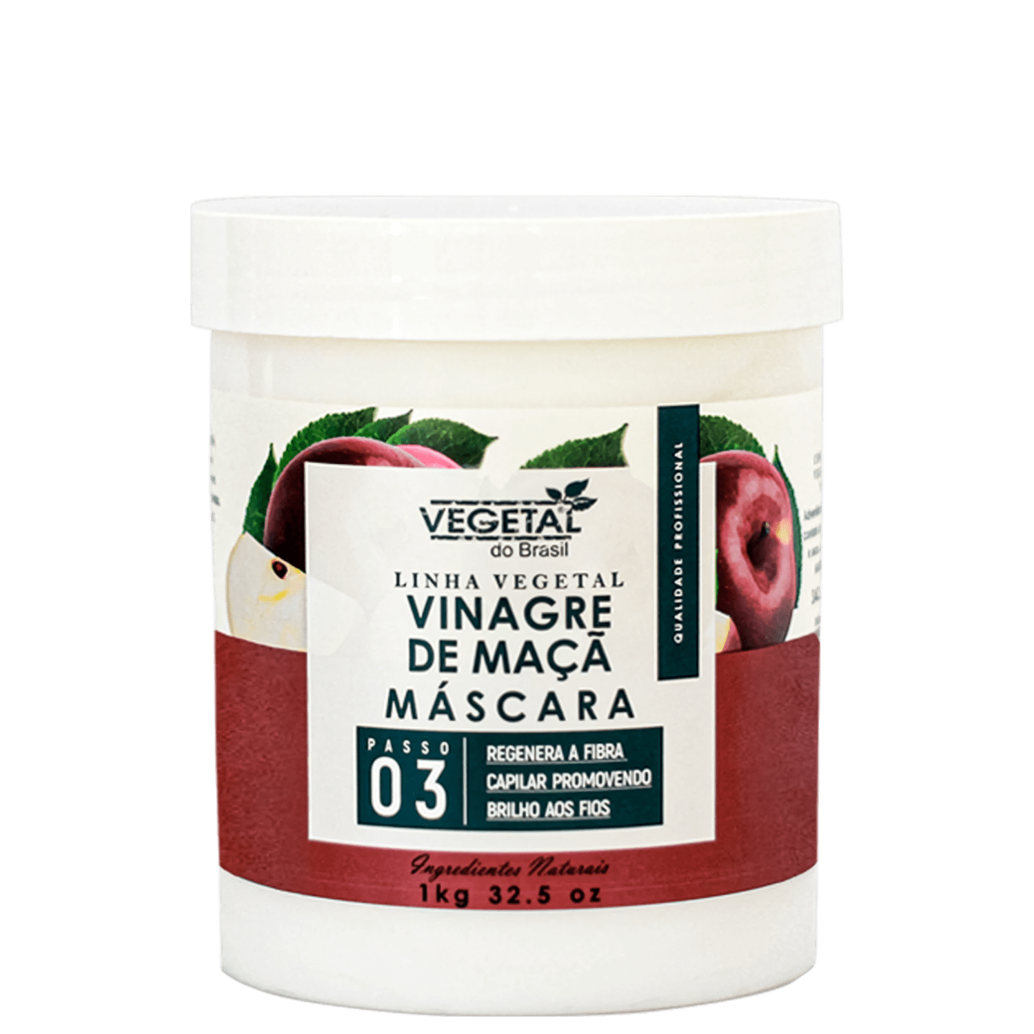 Vegetal do Brasil Vinagre de Maçã - Máscara Capilar 1L