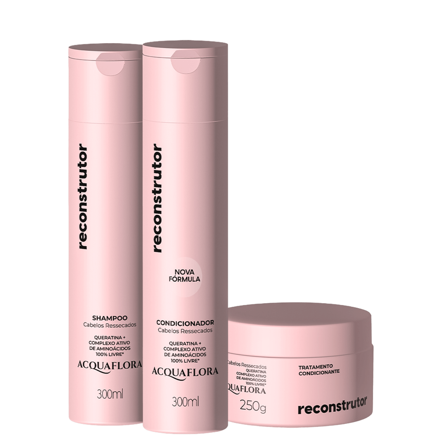Kit Acquaflora Reconstrução (3 Produtos)