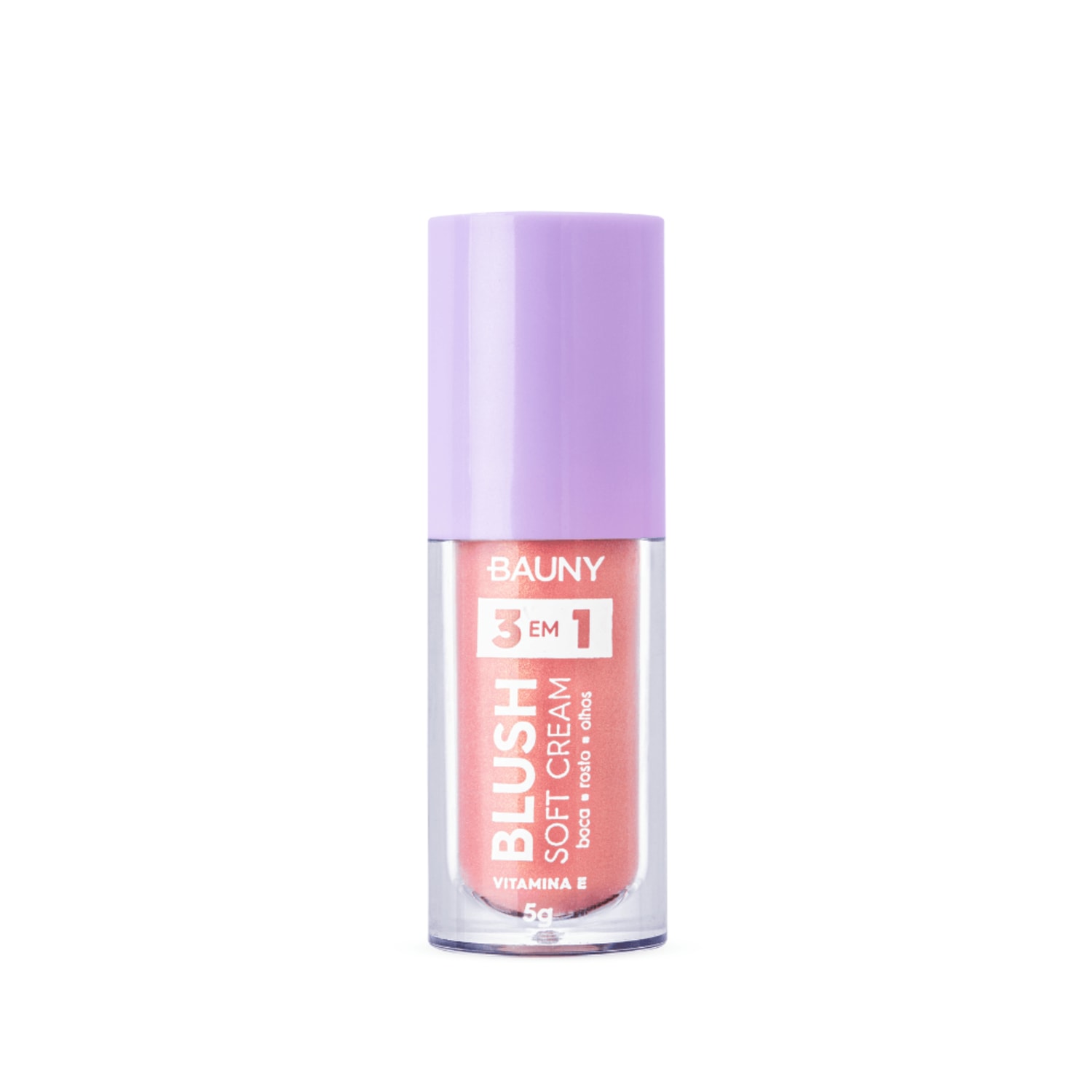 Bauny Cosméticos Soft Cream 3 em 1 Magic - Blush Líquido 5g