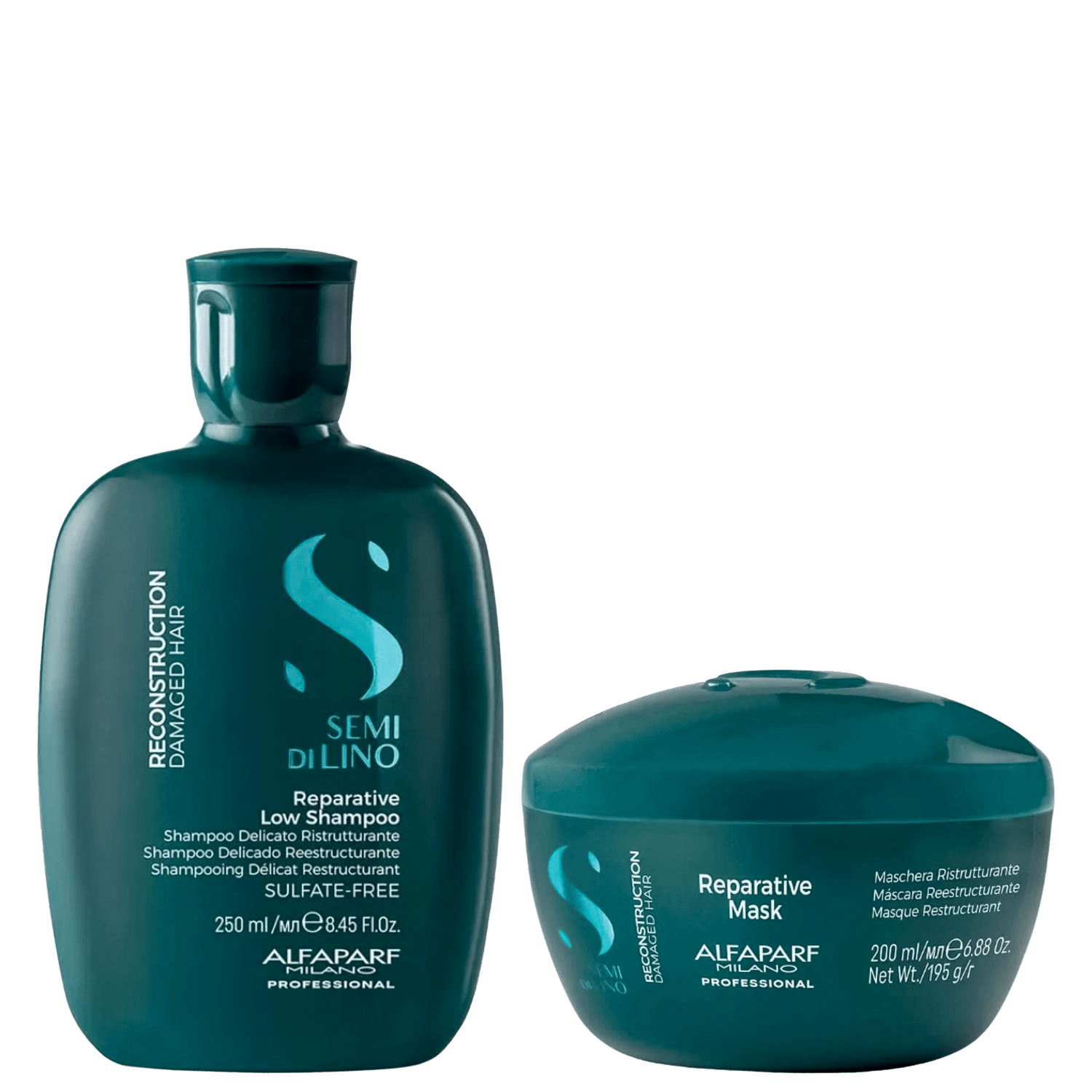 Kit Alfaparf Semi Di Lino Reconstruction Reparative Home Essential (2 Produtos)