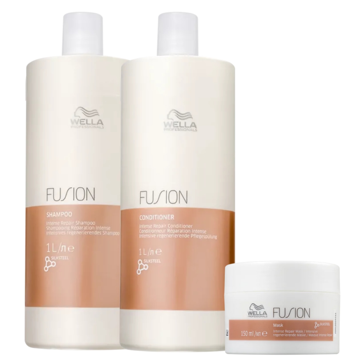 Kit Wella Professionals Fusion Tripla Ação (3 Produtos)