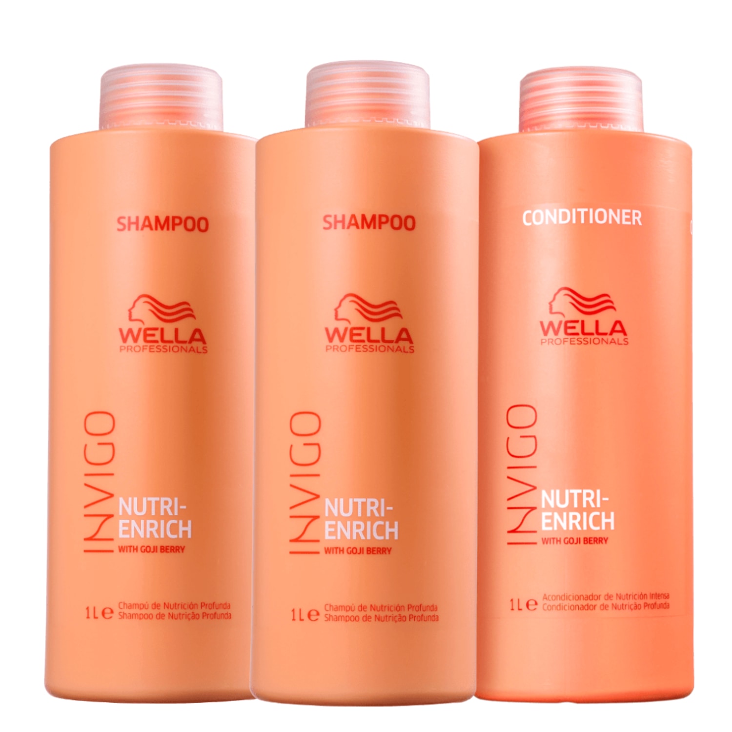 Kit Wella Professionals Invigo Nutri-Enrich Triplo Salon Care (3 Produtos)