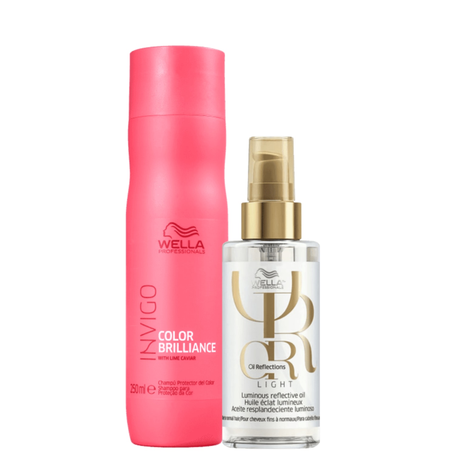 Kit Wella Professionals Color Brilliance  + Oil Reflections Light (2 Produtos)