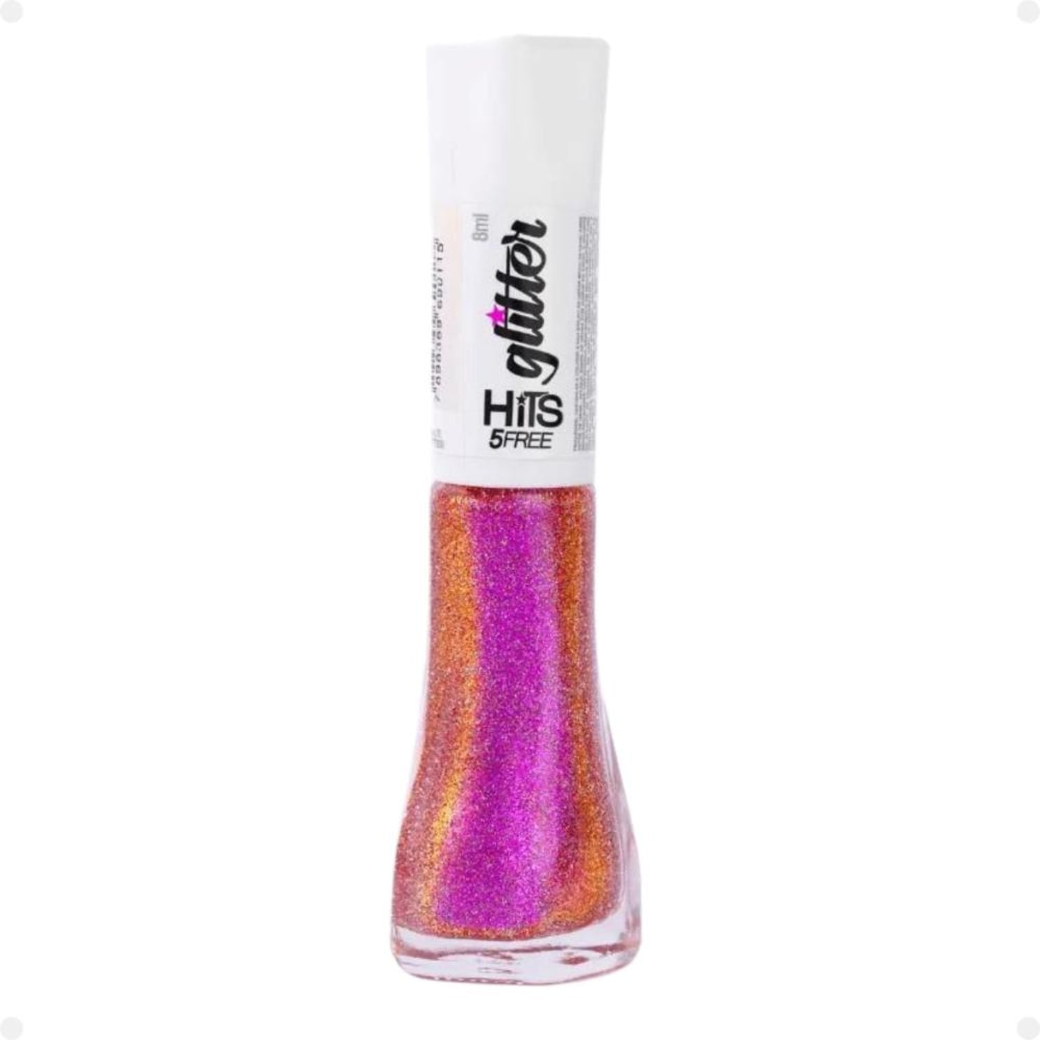 HITS Coleção Diamante Multichrome 5Free Legado Pink - Esmalte Glitter 8ml