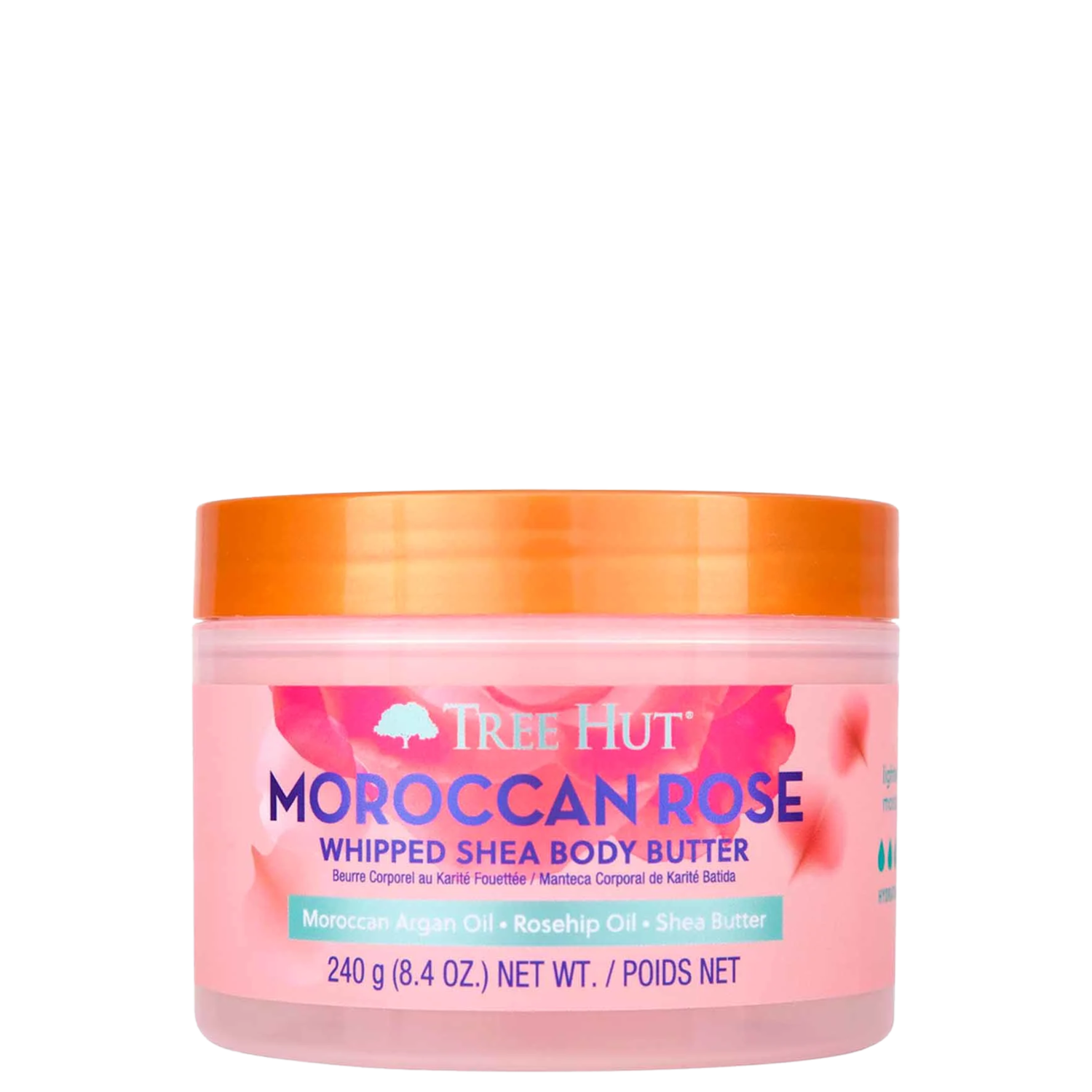 Tree Hut Moroccan Rose Whipped Shea Body Butter - Manteiga Corporal 240g