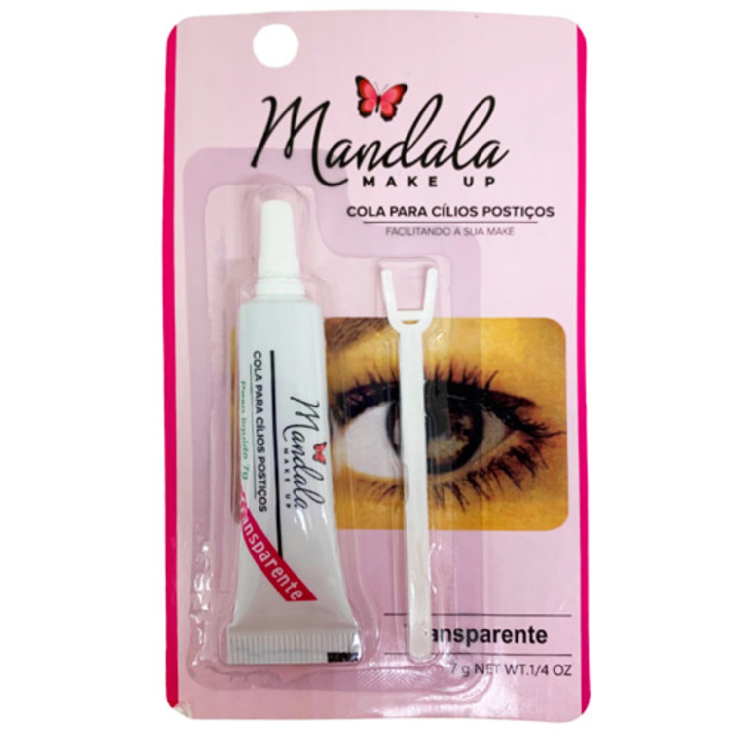 Cola para Cílios Postiços Transparente Mandala JS-001