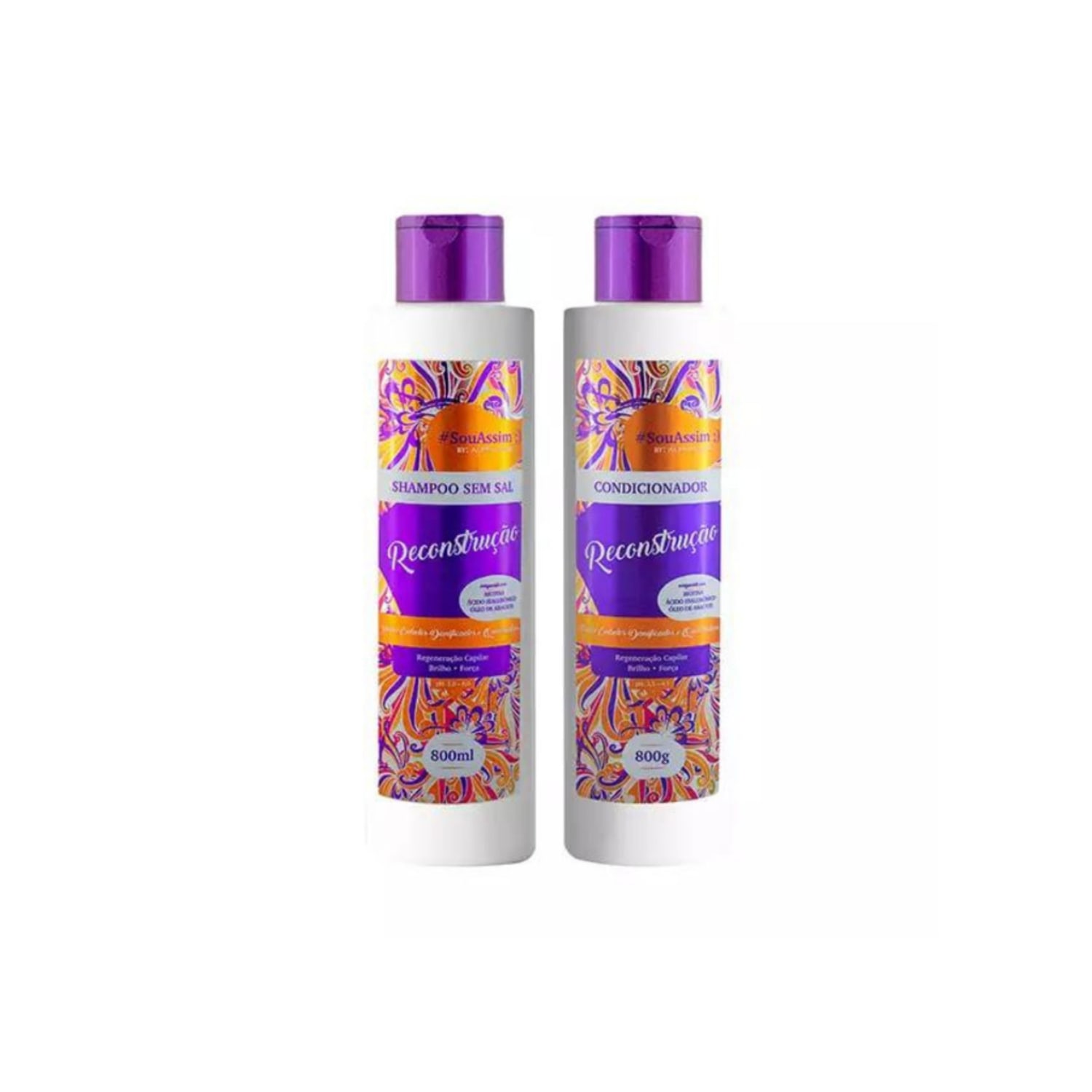 Kit Alpha Line #Sou Assim Reconstrução Biotina (2 Produtos)