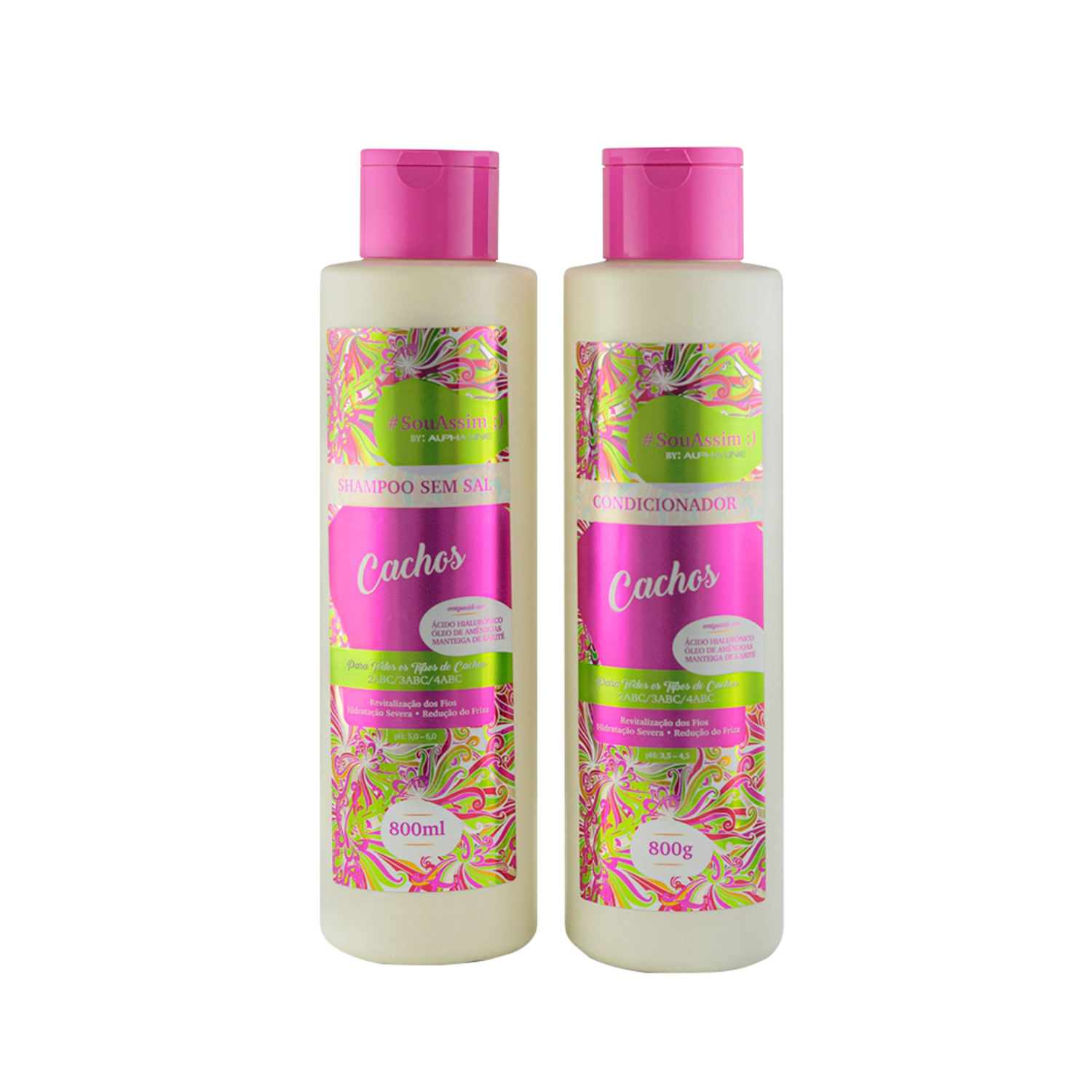 Kit Alpha Line #Sou Assim Cachos (2 Produtos)