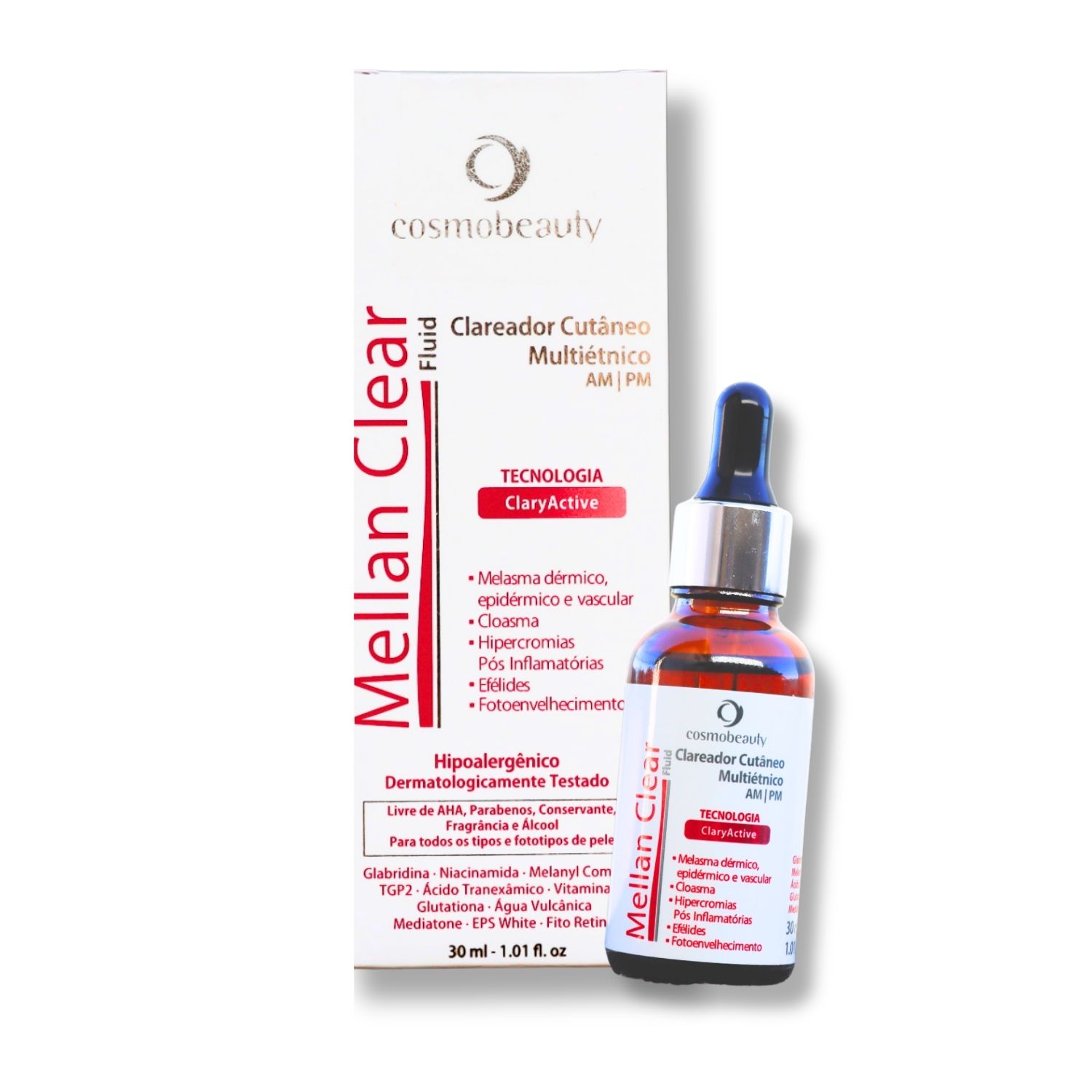 Cosmobeauty Mellan Clear - Fluido Uniformizador 30ml