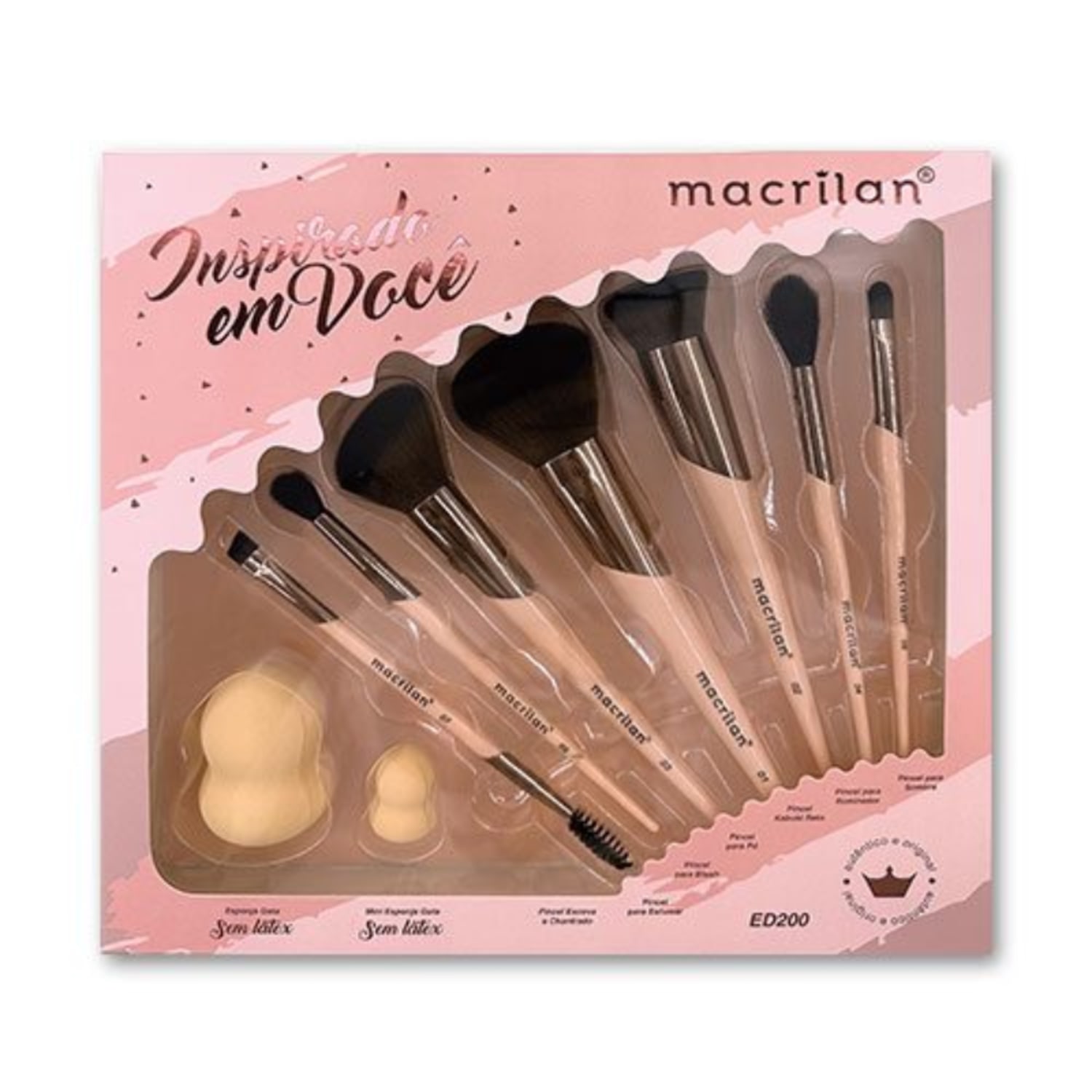 Macrilan Kit De Pinceis Ed200