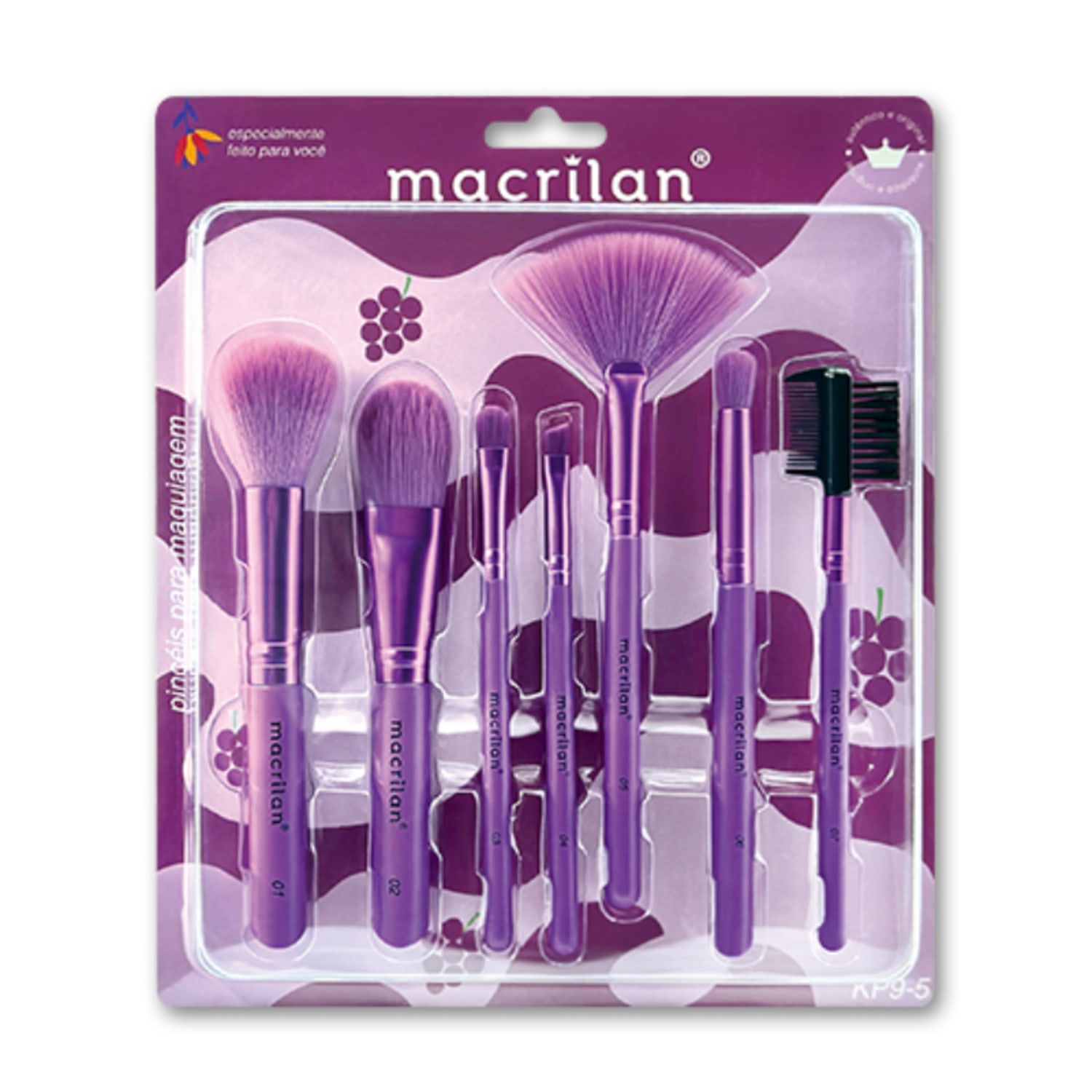 Macrilan Kit 7 Pinceis KP95