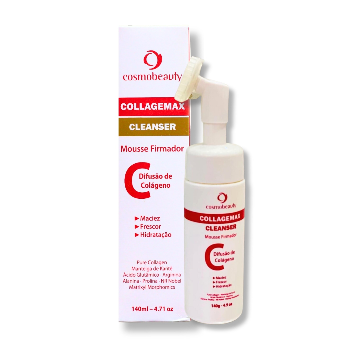 Cosmobeauty Collagemax Cleanser - Mousse de Limpeza Facial 140g