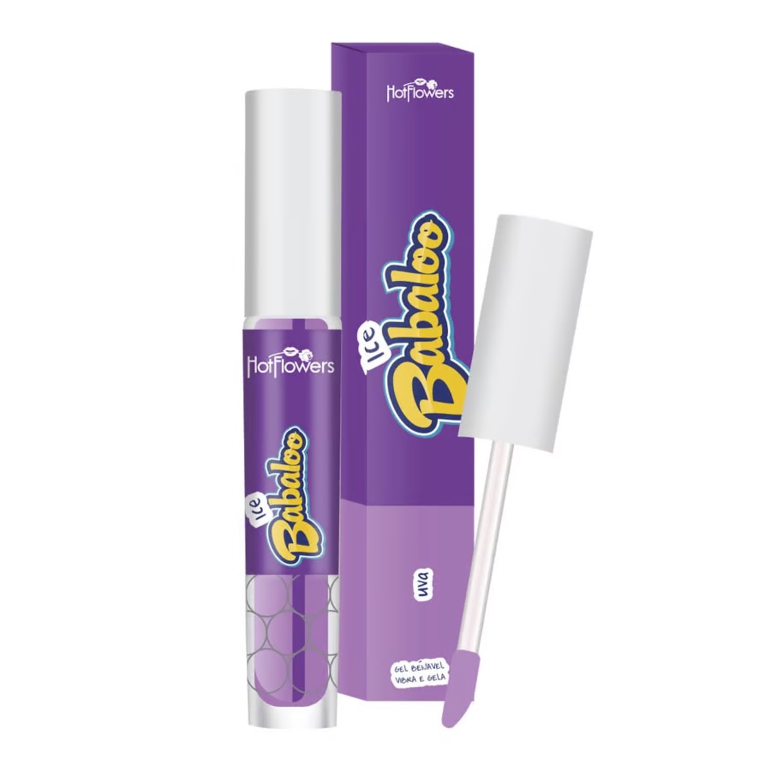 Babaloo Gloss Labial Ice Uva - 15g