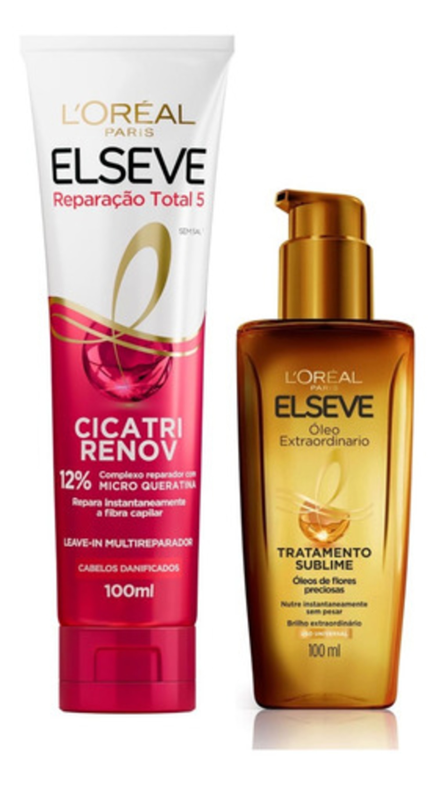 Kit Extraordinário L'oréal - Leave-in & Óleo - 200ml