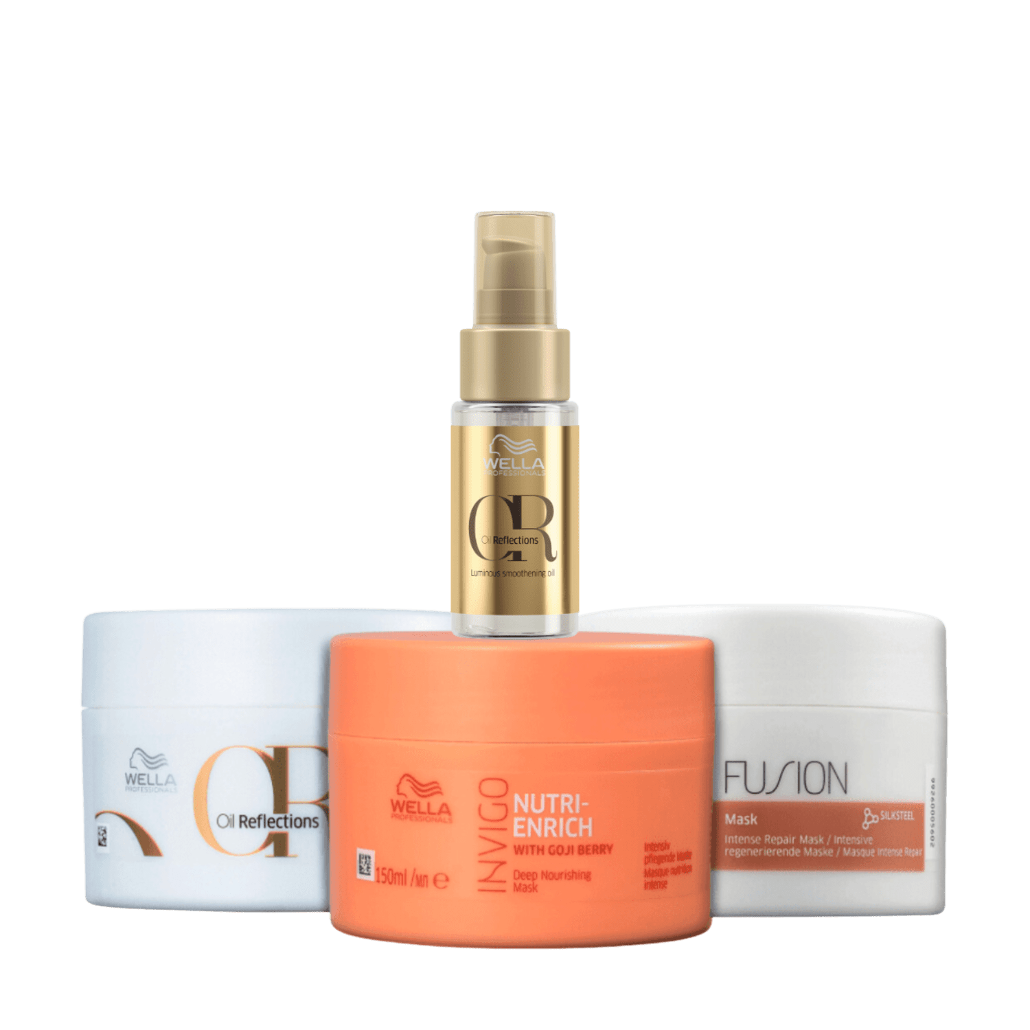 Kit Wella Professionals Cronograma + Oil Reflections (4 Produtos)
