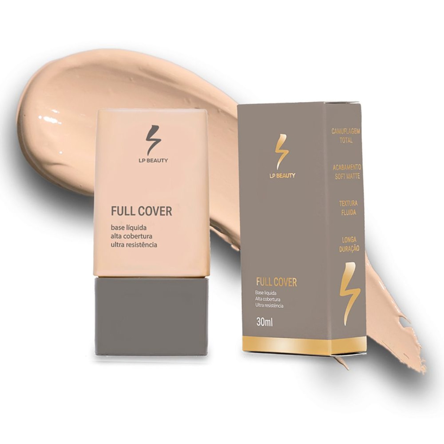 LP Beauty Full Cover - Base Líquida 30ml 3N