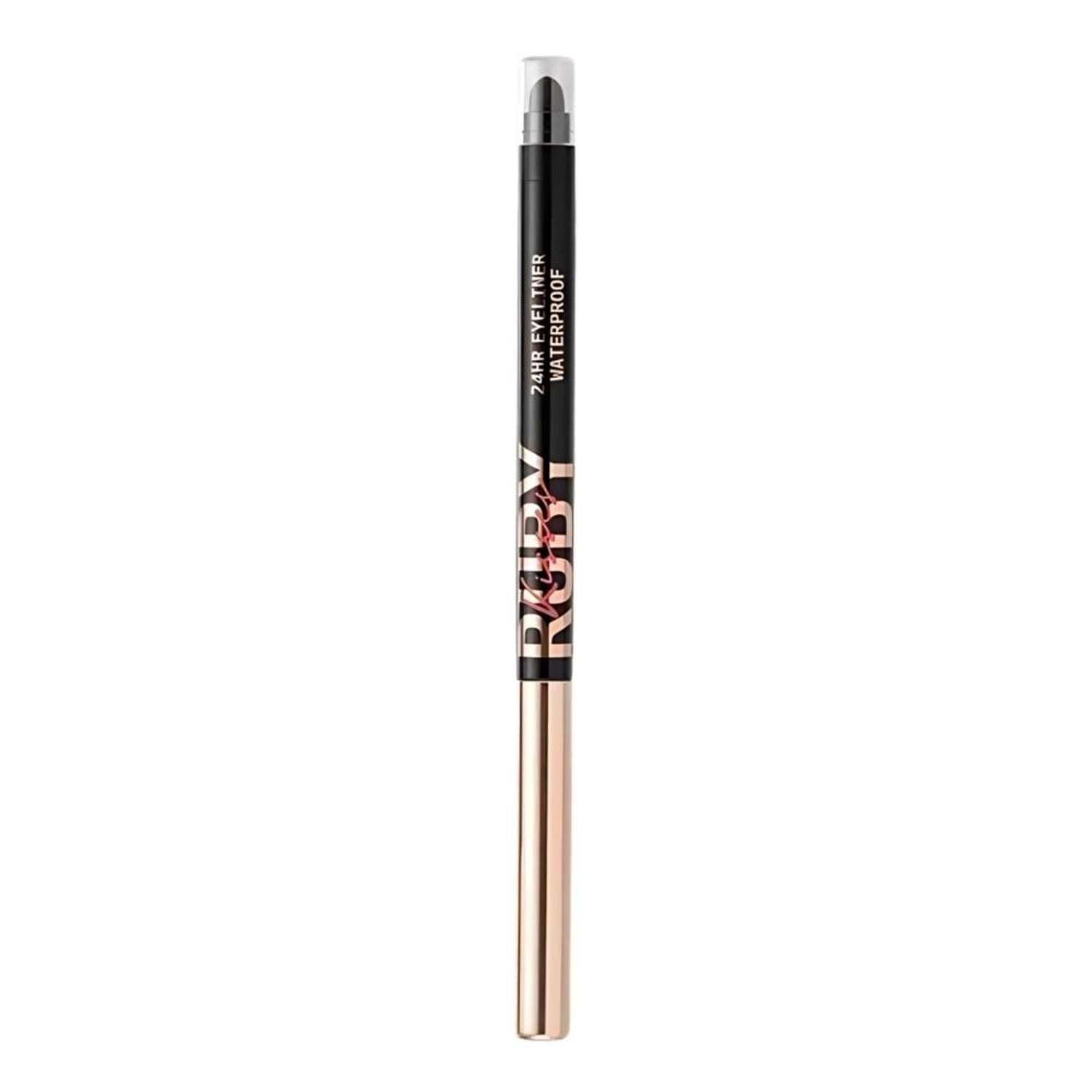 Ruby Kisses Eye Liner Retrátil Blackest Black - Lápis de Olho em Gel 300mg