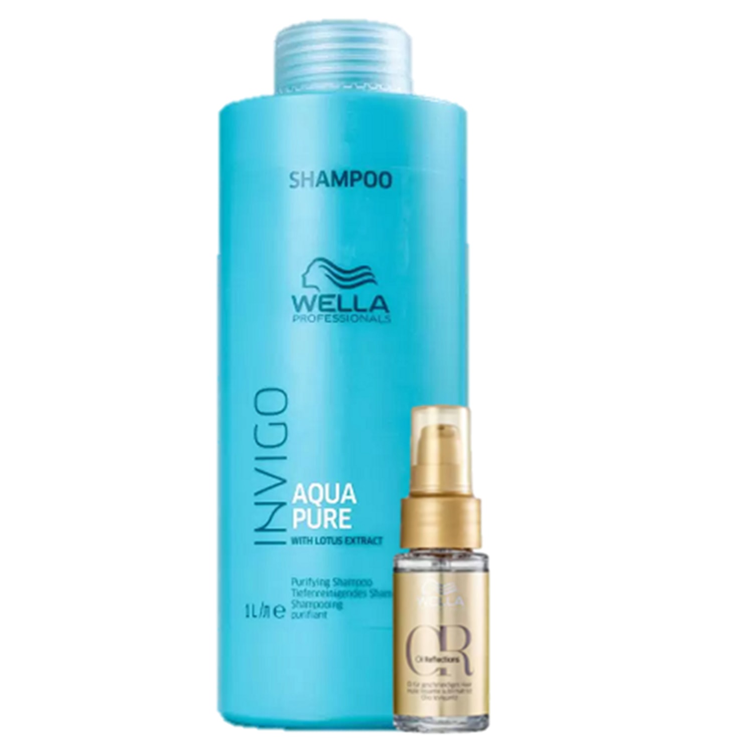Kit Wella Professionals Invigo Balance Aqua Pure & Oil Reflections Super (2 Produtos)