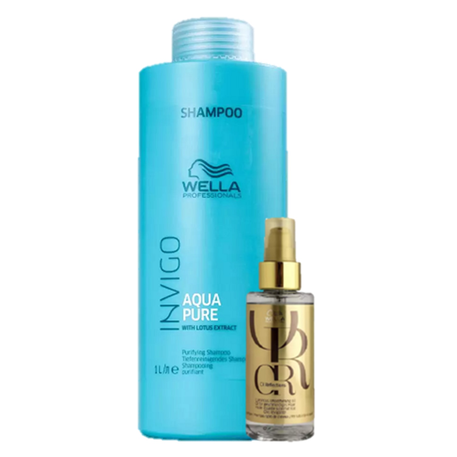 Kit Wella Professionals Invigo Balance Aqua Pure & Oil Reflections Super Duo (2 Produtos)