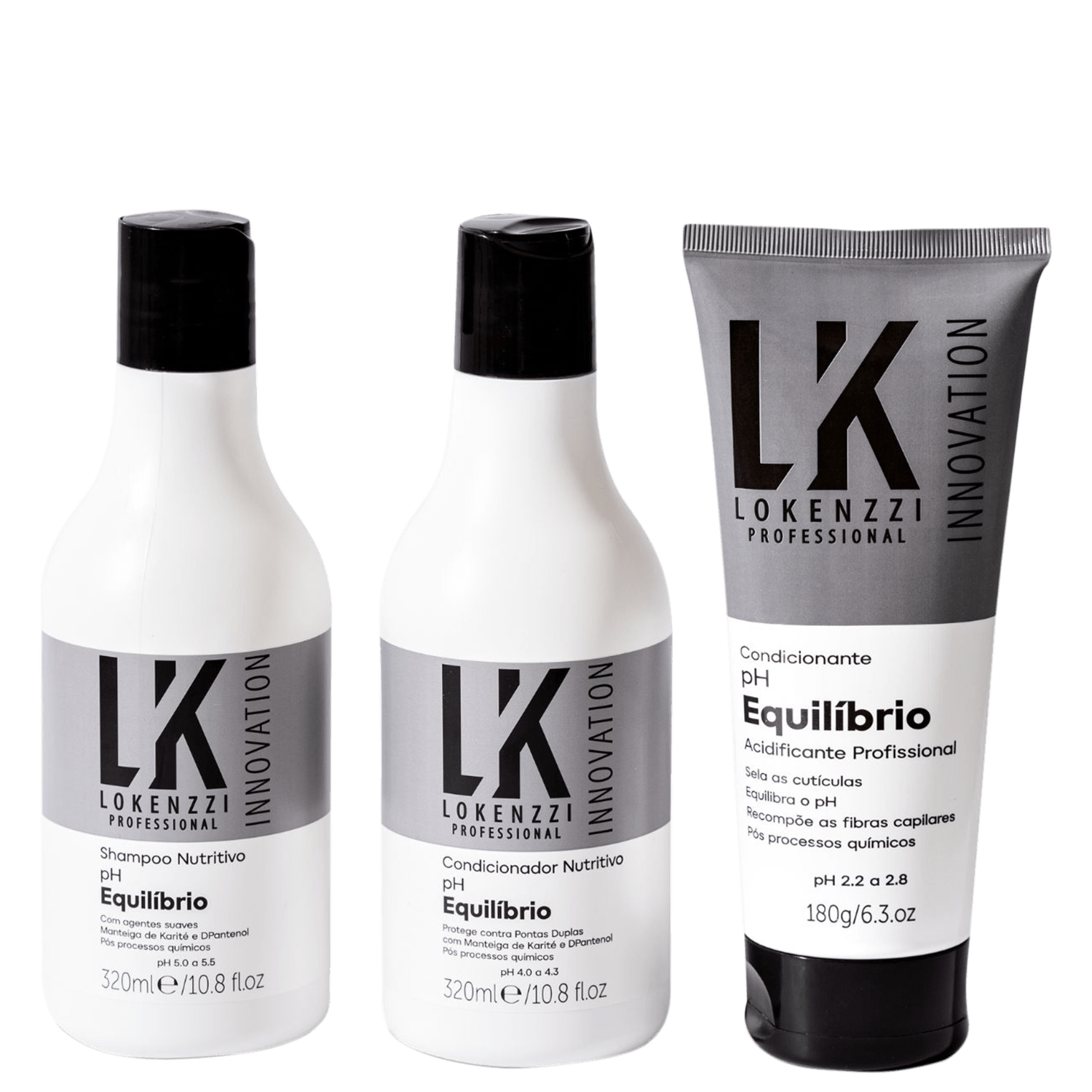 Kit Lokenzzi pH Equilíbrio Trio (3 Produtos)