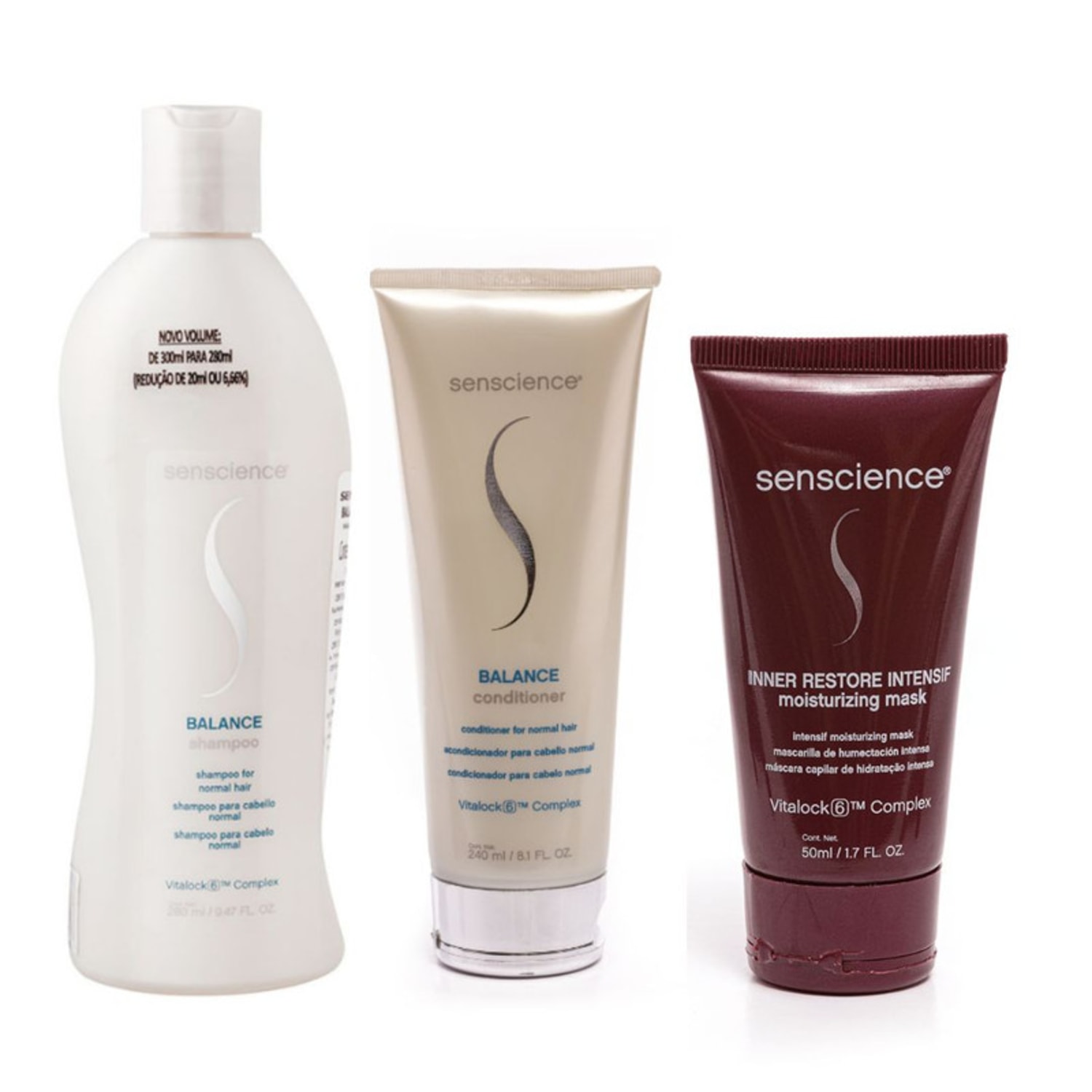 Senscience Balance Inner Restore Intensif (3 Produtos)