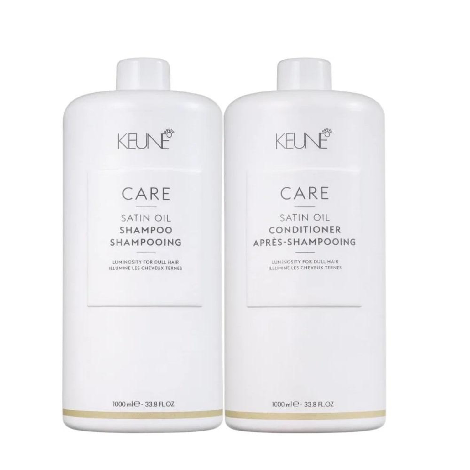 Kit Keune Care Satin Oil Shampoo 1000ml + Condicionador 1000ml