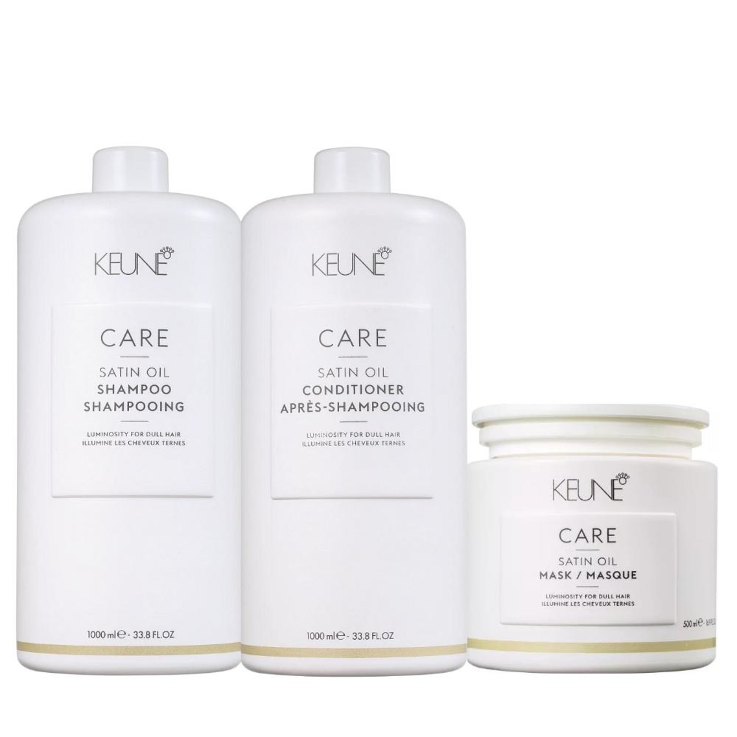 Kit Keune Care Satin Oil Triple Intense (3 Produtos)