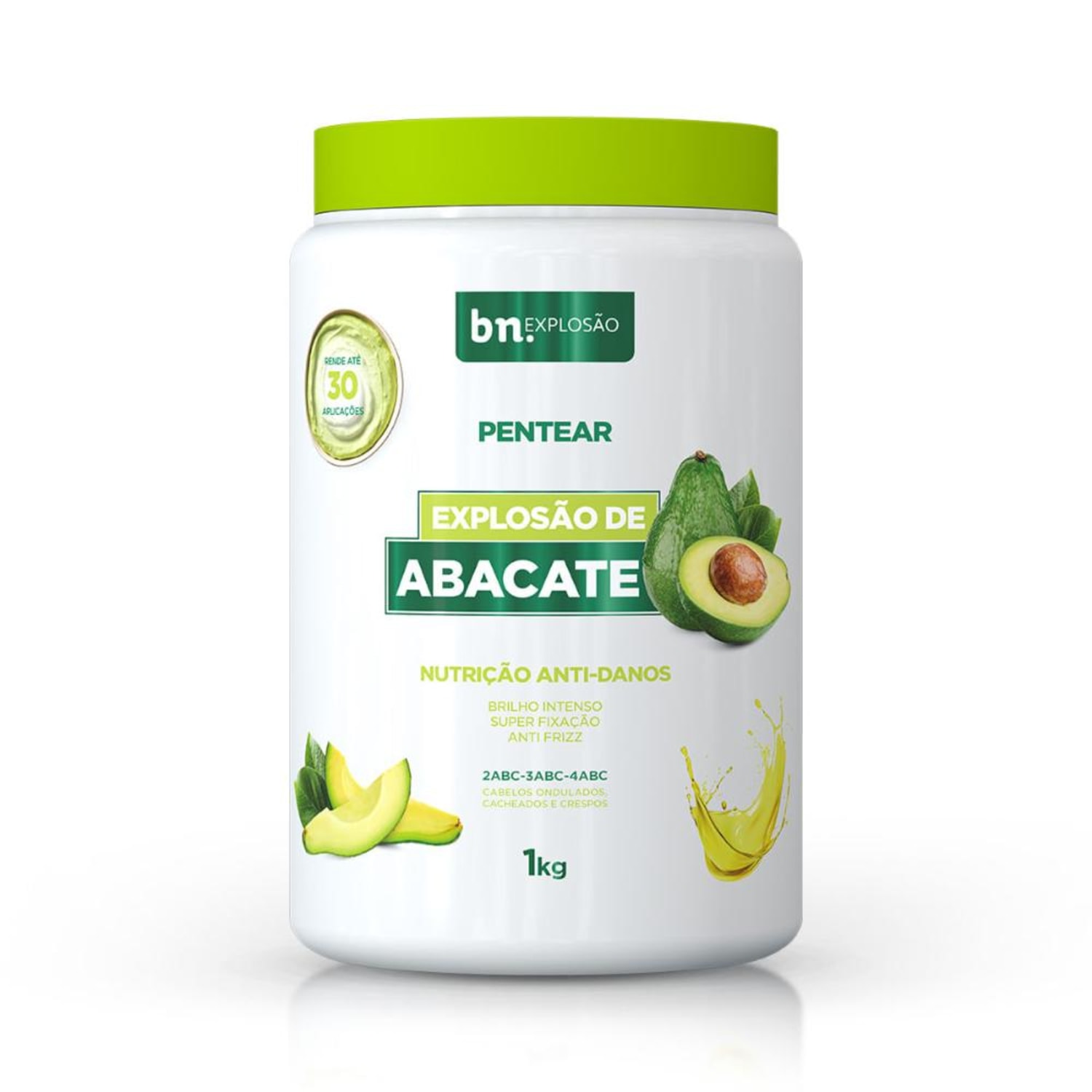 Pentear Explosão de Abacate 1Kg | Beleza Natural