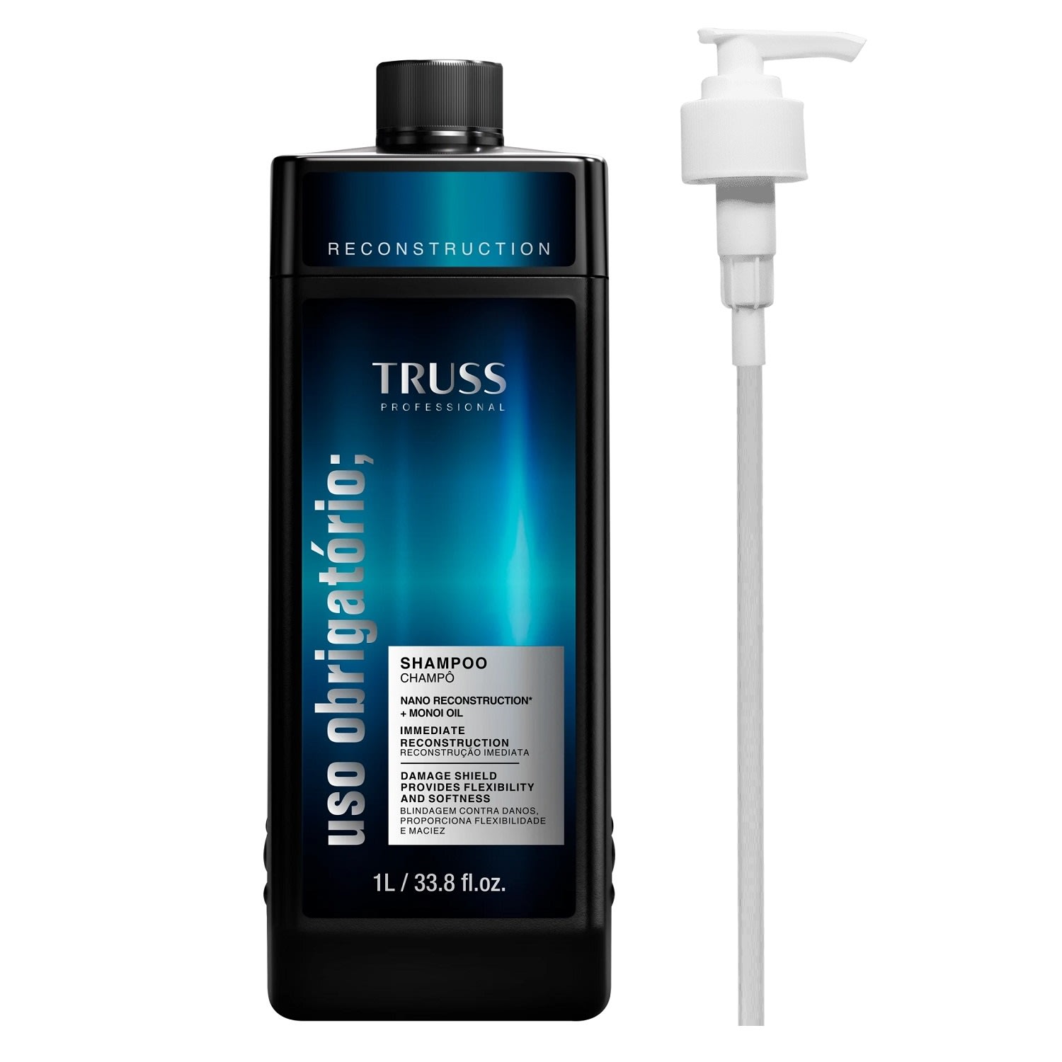 TRUSS Uso Obrigatório Reconstruction + Válvula Pump - Shampoo 1L
