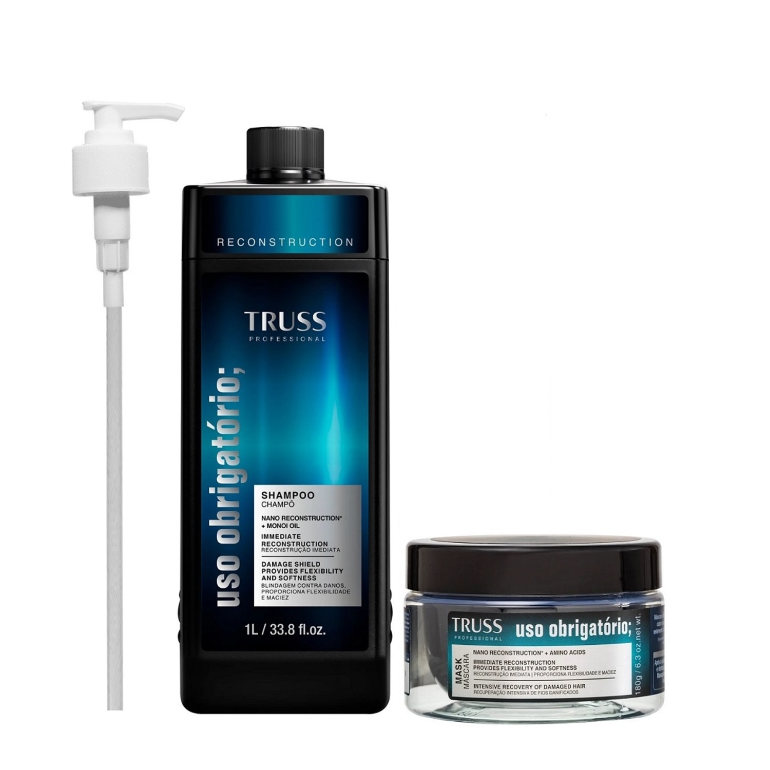 Kit TRUSS Uso Obrigatório Reconstruction Duo Essential + Válvula Pump (2 Produtos)