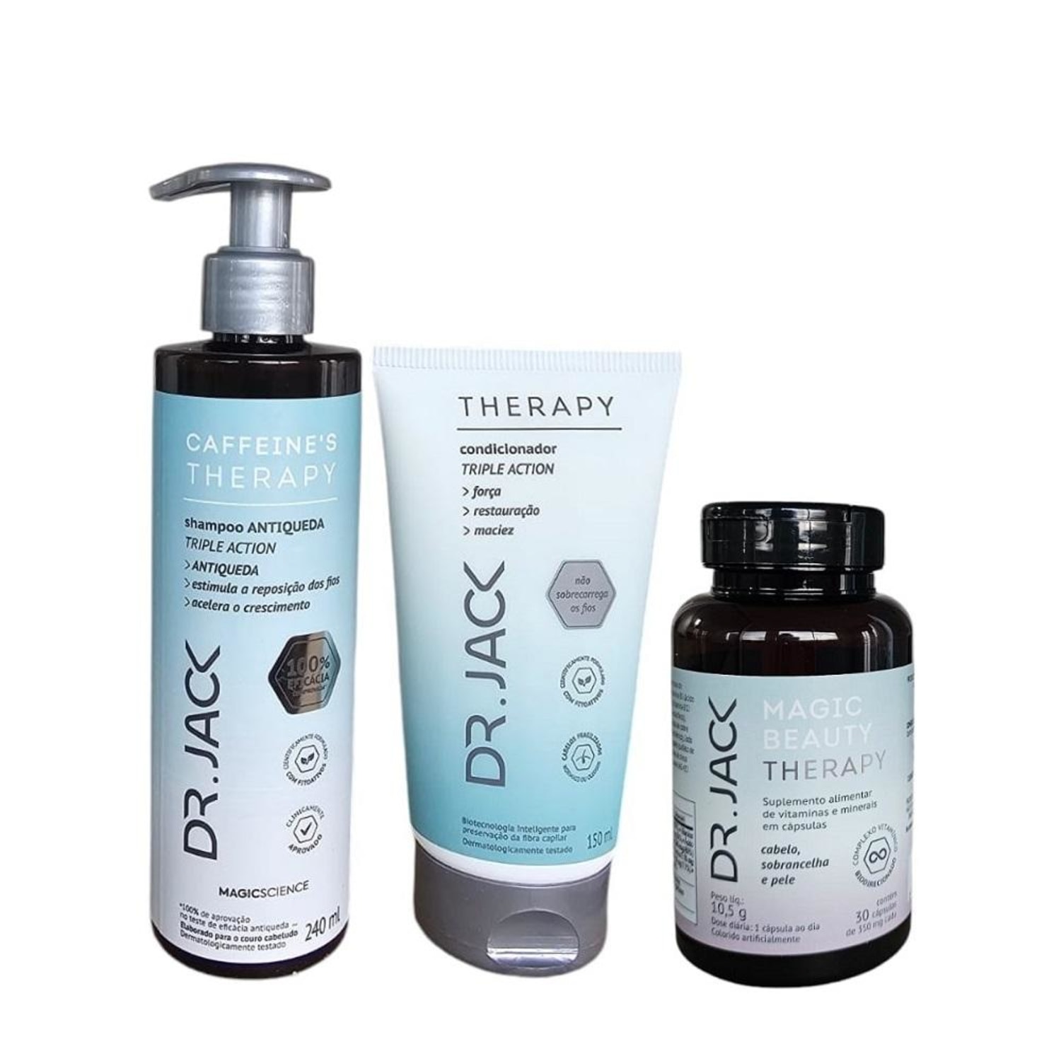 Dr. Jack - Kit Therapy + Suplemento (3 Produtos)