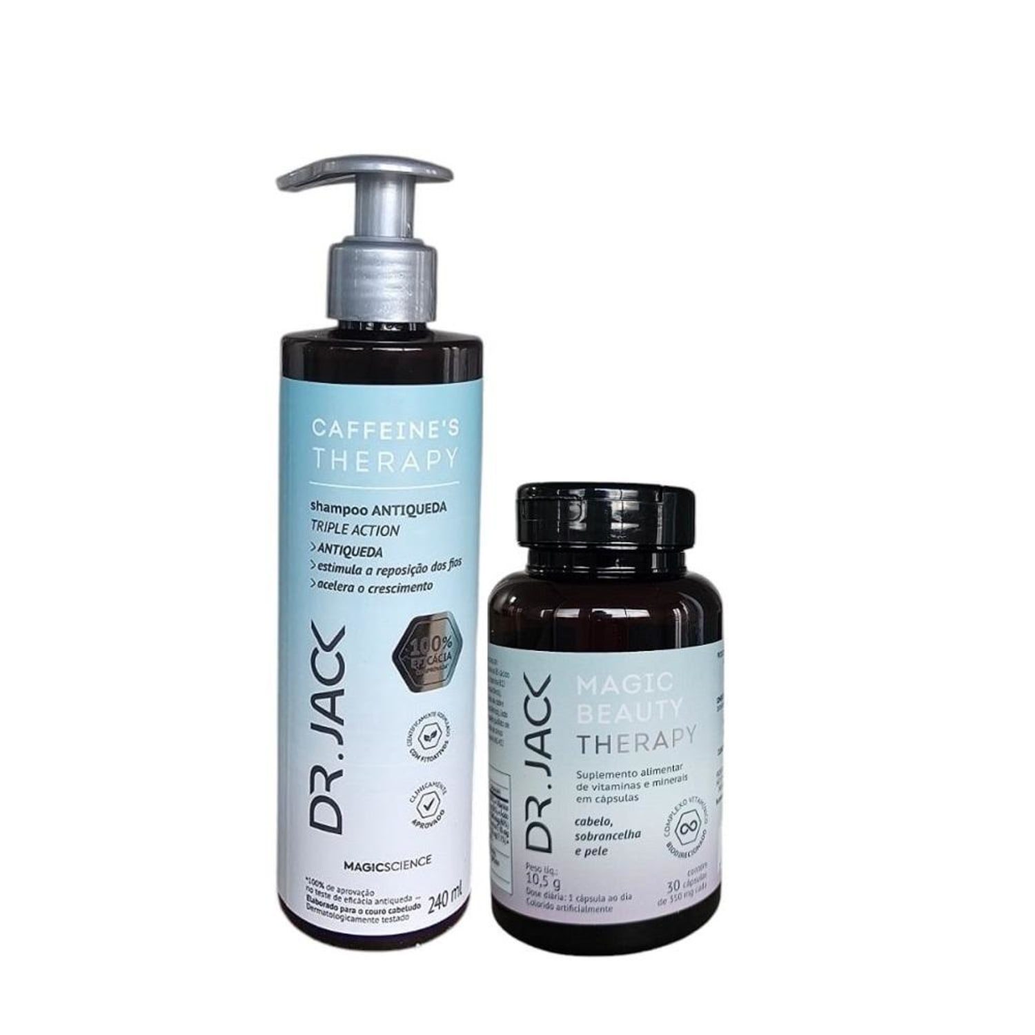 Dr. Jack - Shampoo 240ml + Suplemento 30 Capsulas