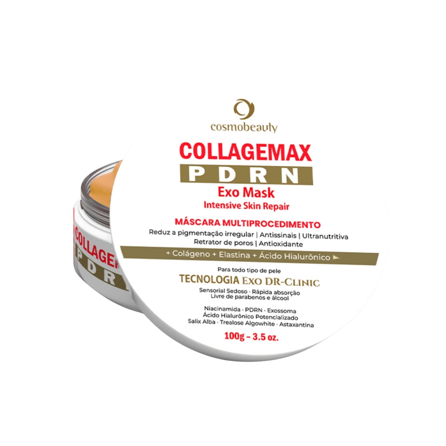 Cosmobeauty Collagemax PDRN Exo Mask Colágeno - Máscara Facial 100g