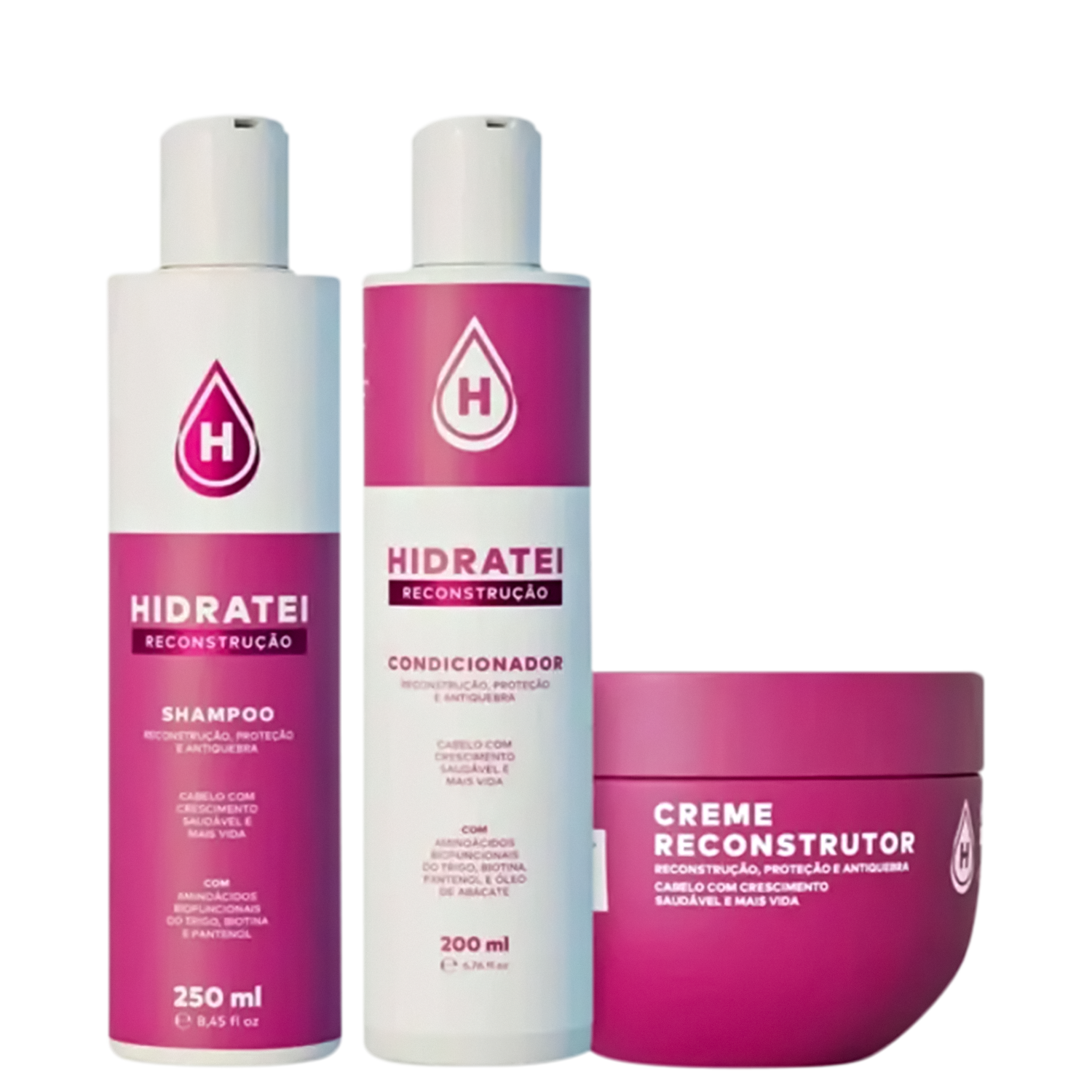 Shampoo Reconstrutor Hidratei Recuperação E Hidratação 250ml
