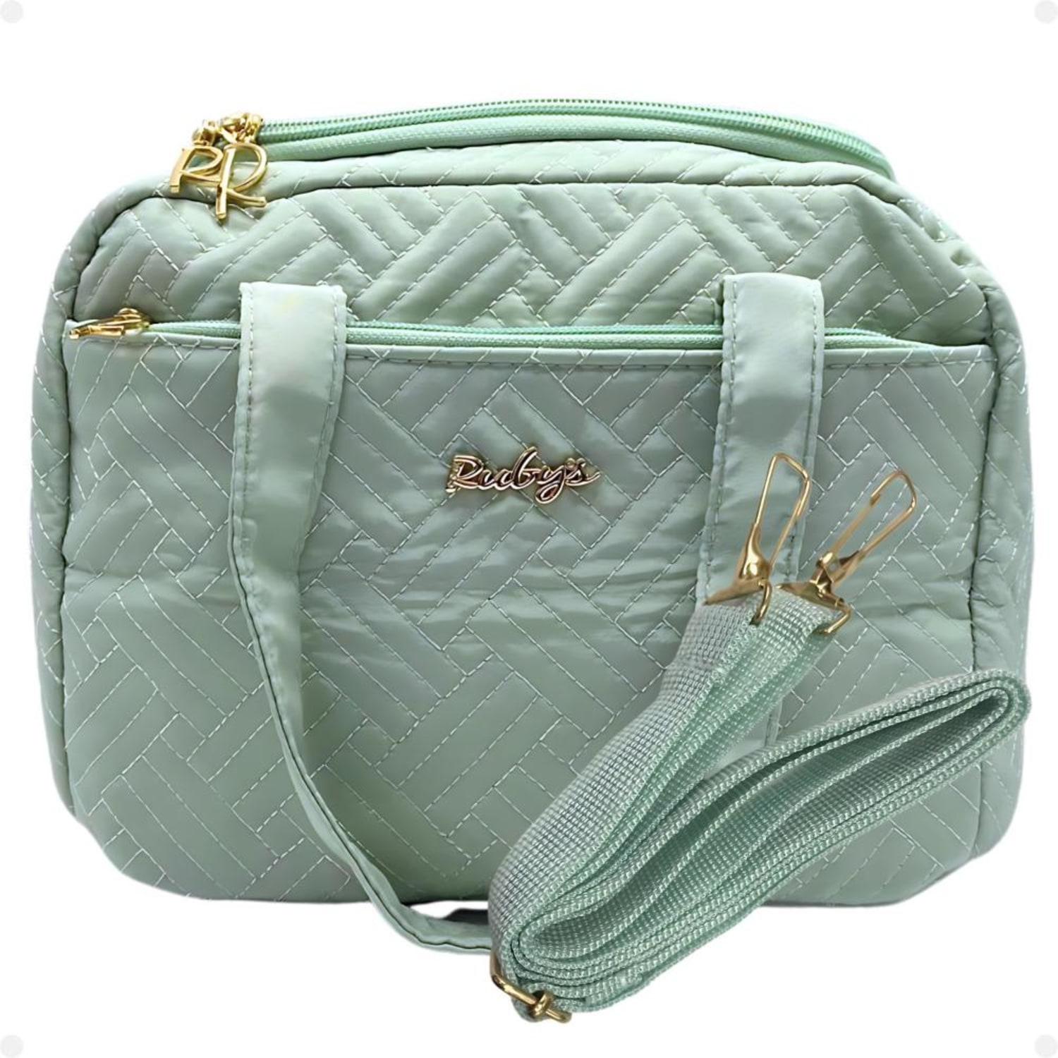 Necessaire Térmica Rubys Com Alça Verde Claro Necf-154b