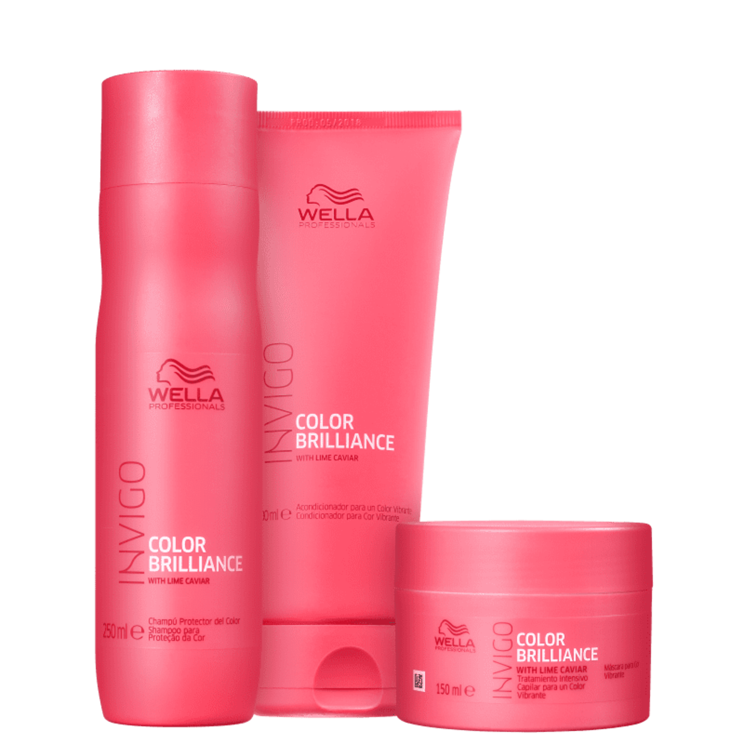 Kit Wella Professionals Invigo Color Brilliance Cor Vibrante (3 Produtos)