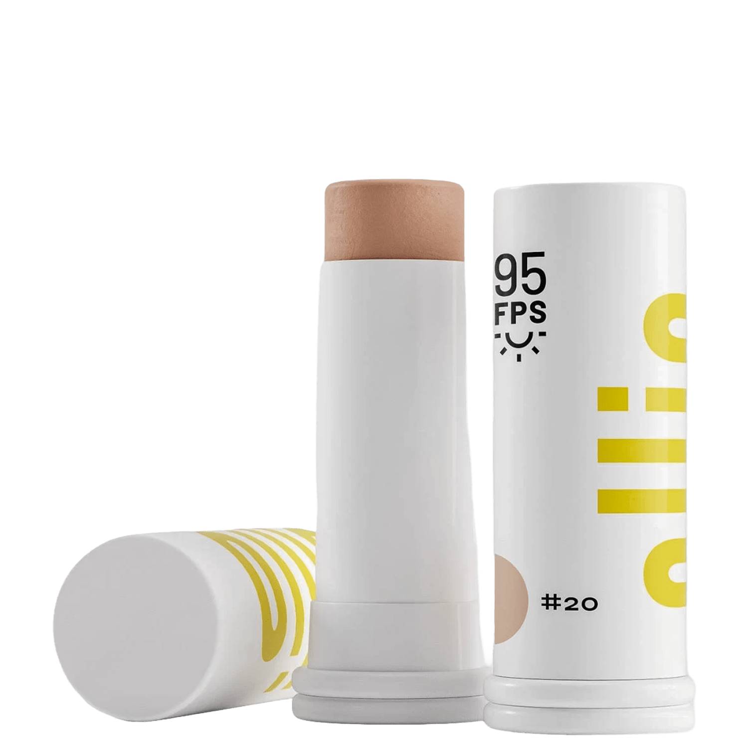 Ollie FPS 95 Cor #20 - Protetor Solar Facial em Bastão 15g