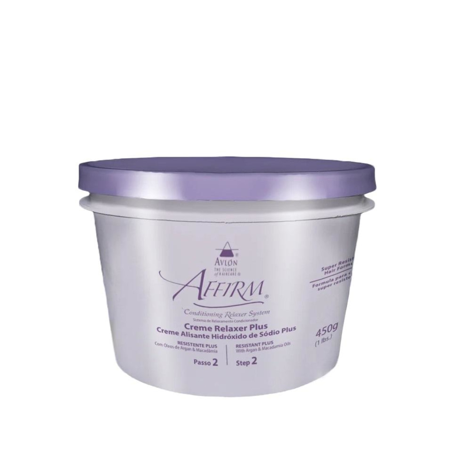 Avlon Affirm Hidróxido de Sódio Resistente Plus - Creme Relaxante Capilar 450g