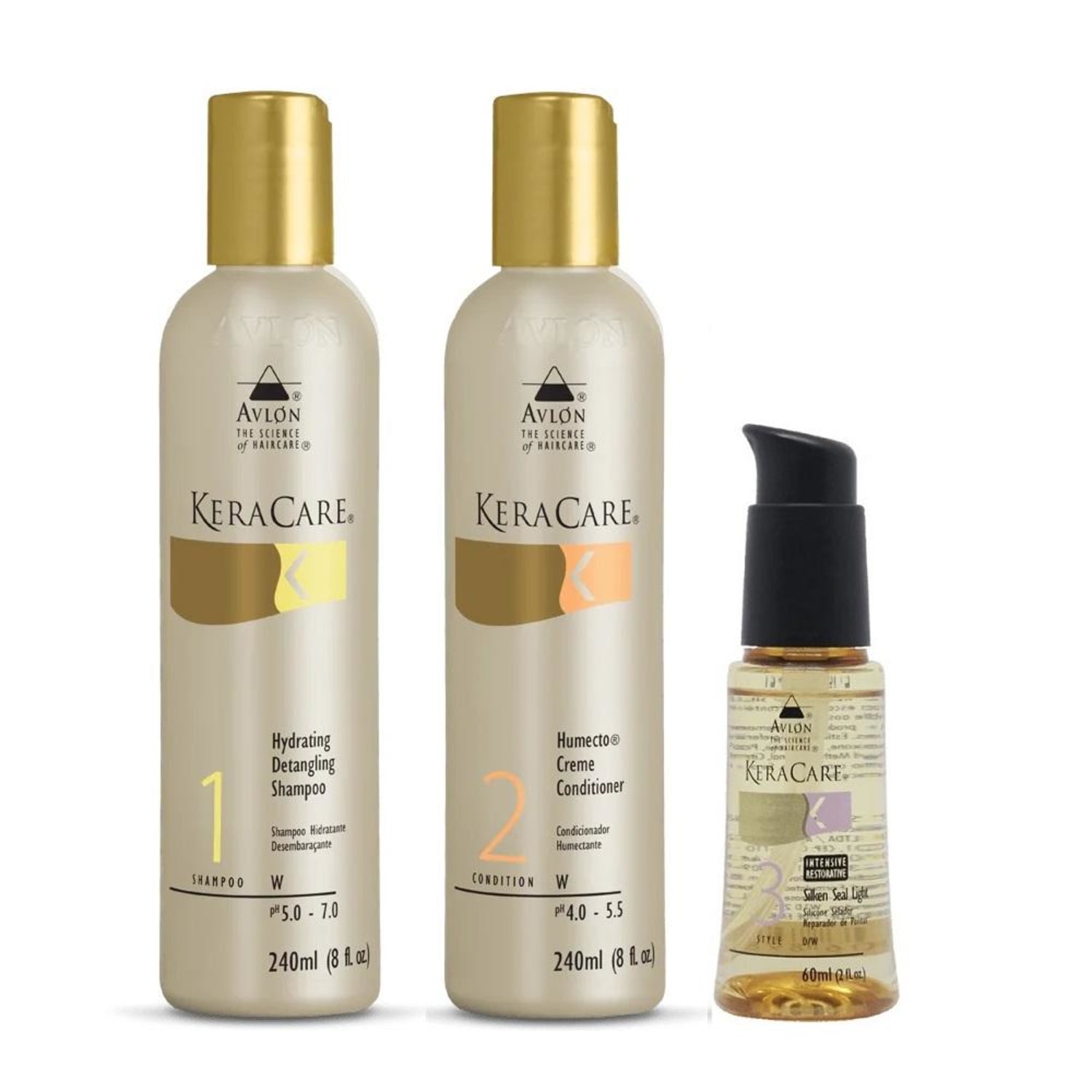 Kit Avlon KeraCare Umecto Silken Trio (3 Produtos)