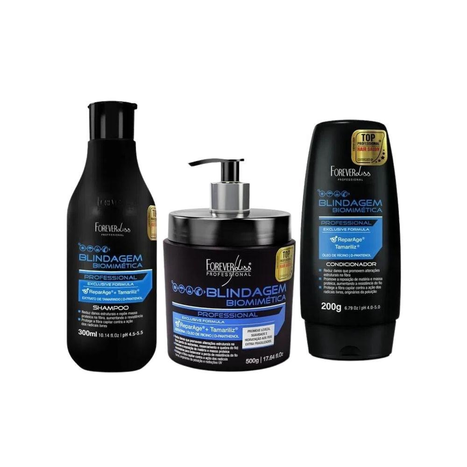 Forever Liss Blindagem Biomimética Capilar Completo