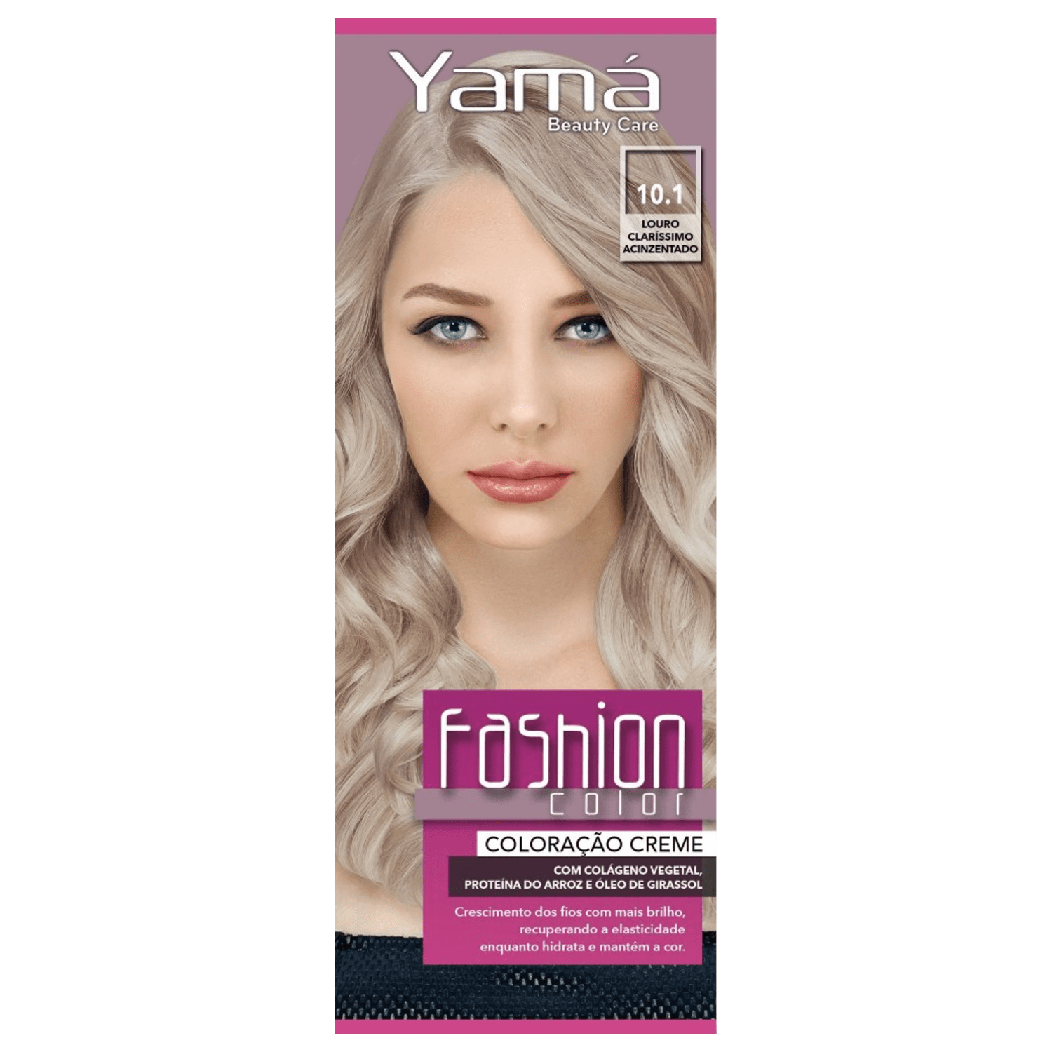 Yamá Beauty Care Fashion Color 10.1 Louro Claríssimo Acizentado - Coloração 60g