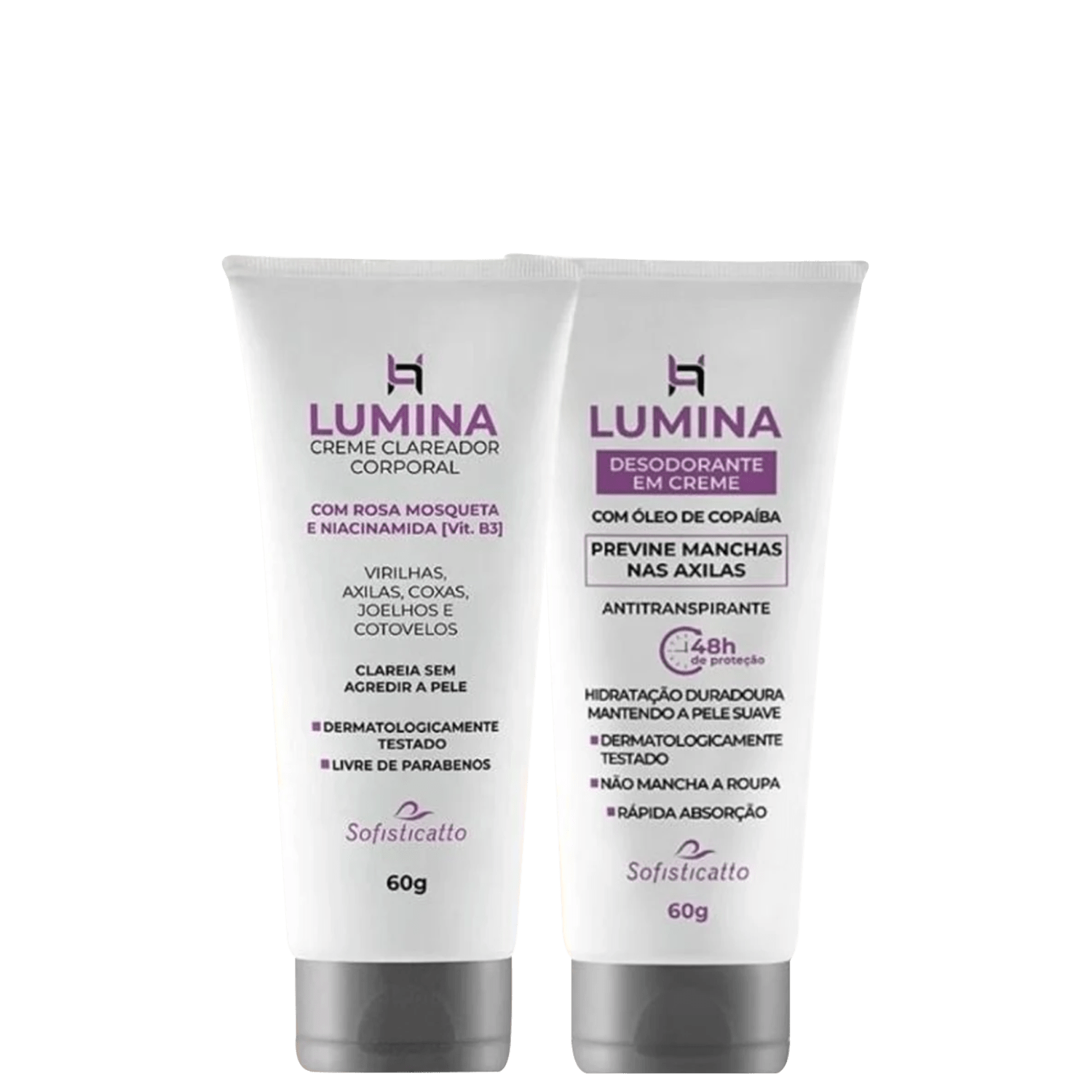 Creme Desodorante Antimanchas + Produto Clareador De Axila
