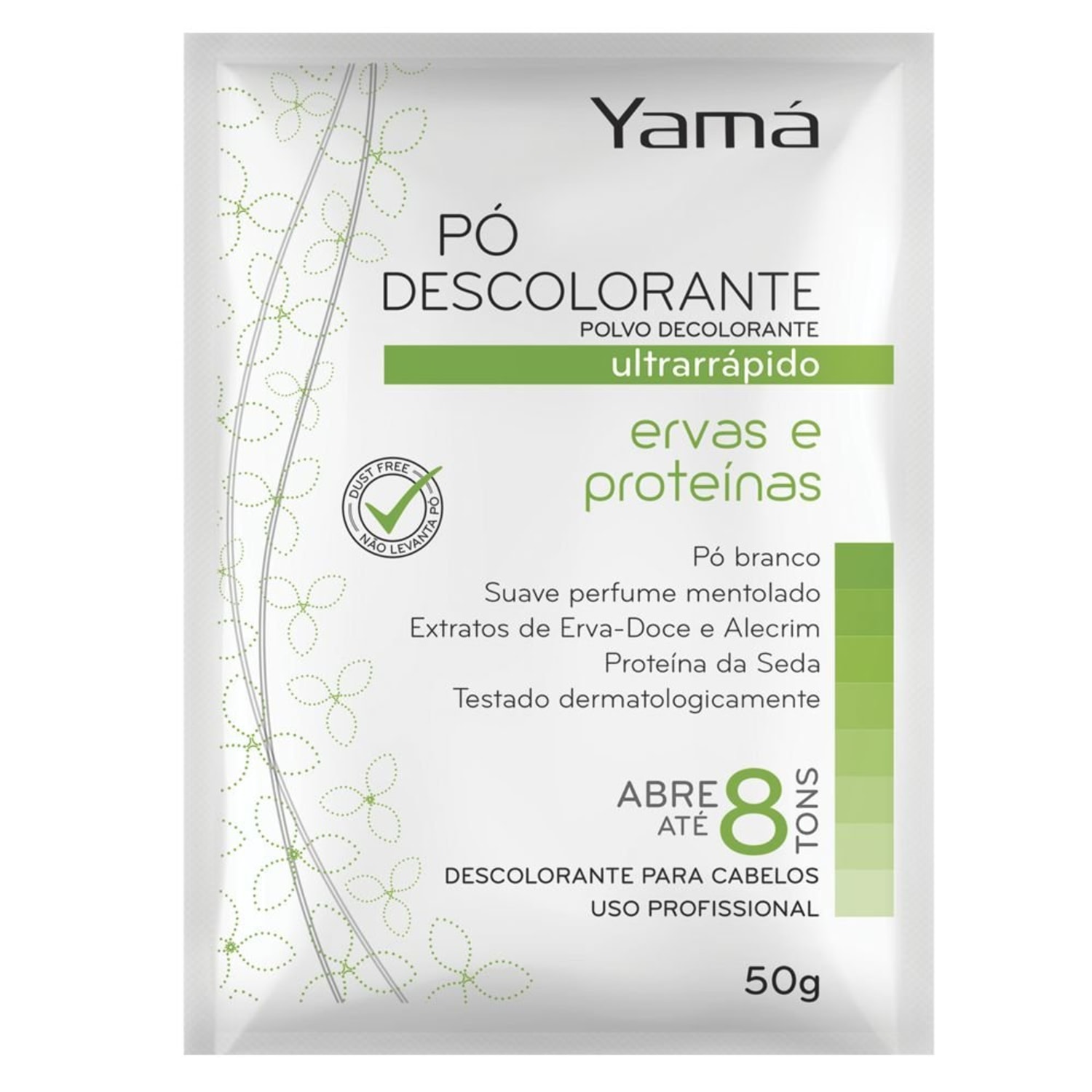 Yamá Ervas e Proteínas – Pó Descolorante 50g