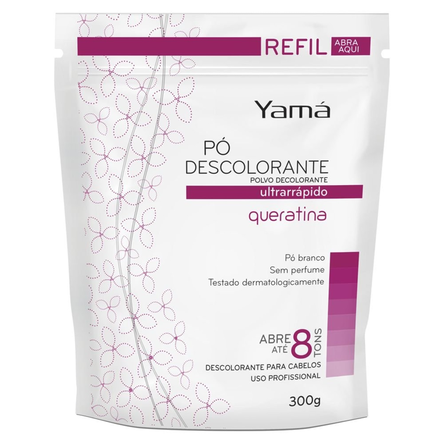 Yamá Queratina - Pó Descolorante Refil 300g