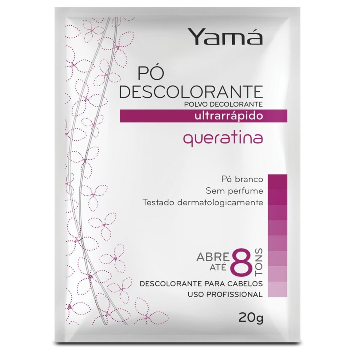Yamá Queratina - Pó Descolorante 20g