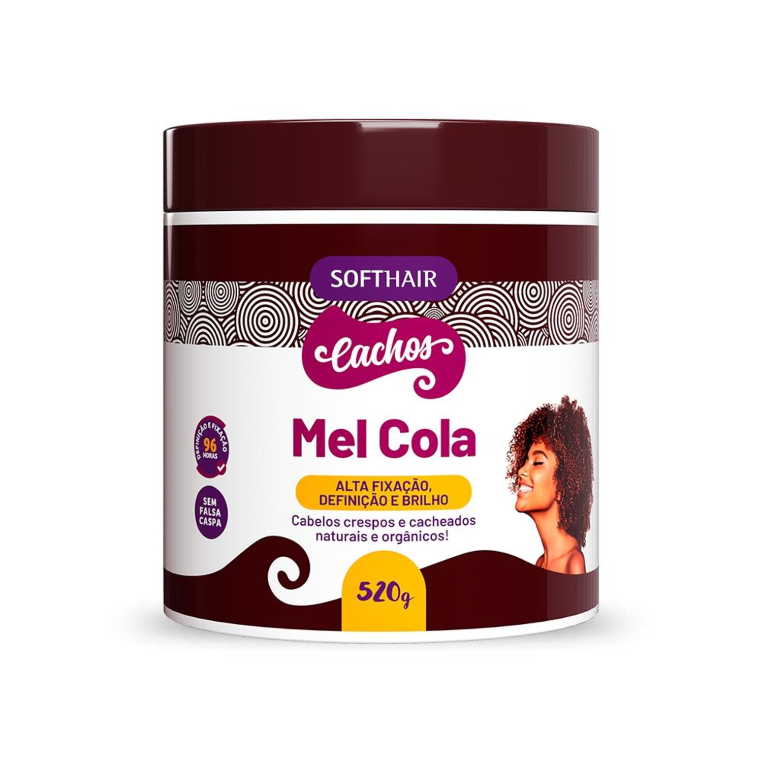 Soft Hair Cachos Mel Cola - Gelatina Modeladora 520g